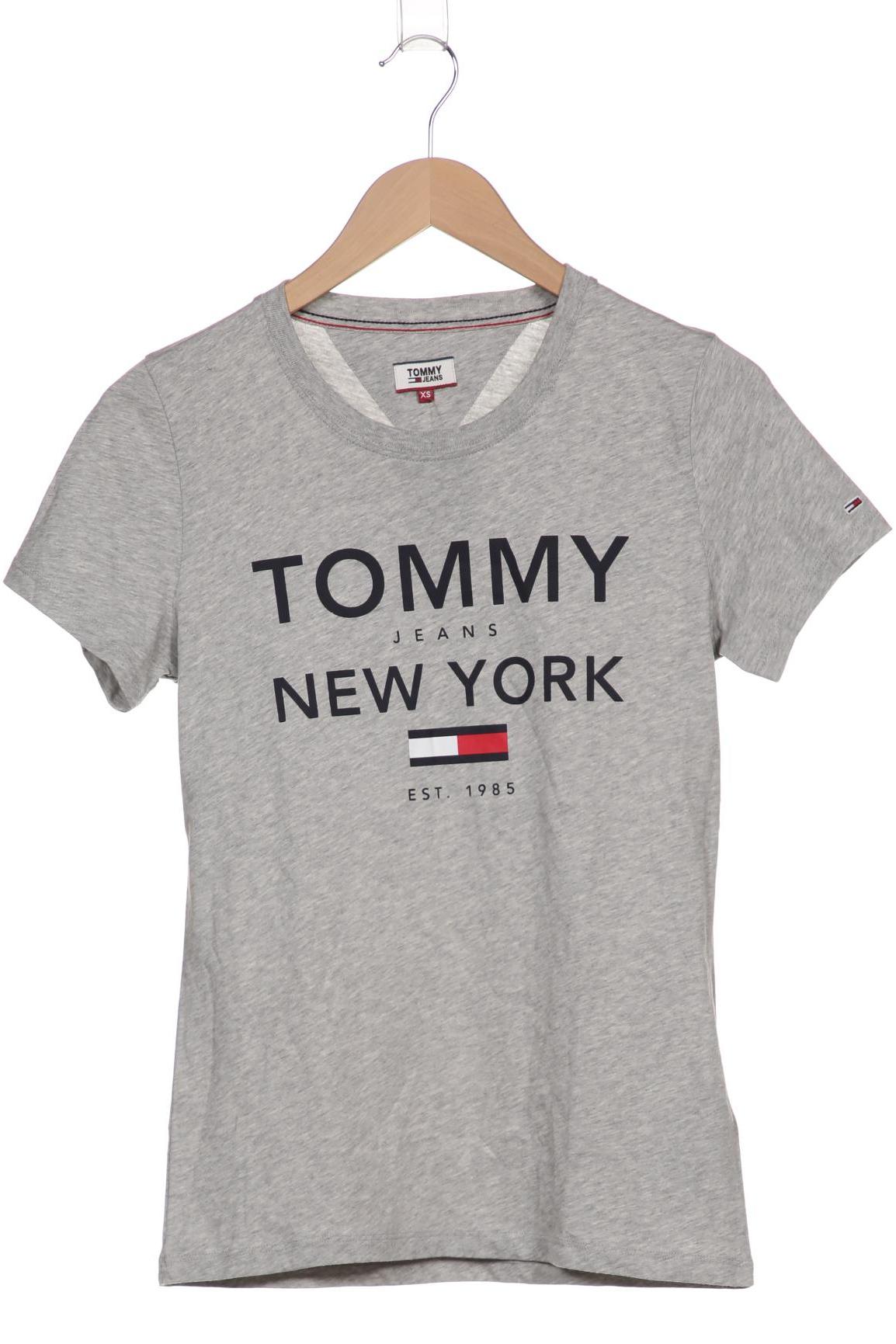 

Tommy Jeans Damen T-Shirt, grau, Gr. 34