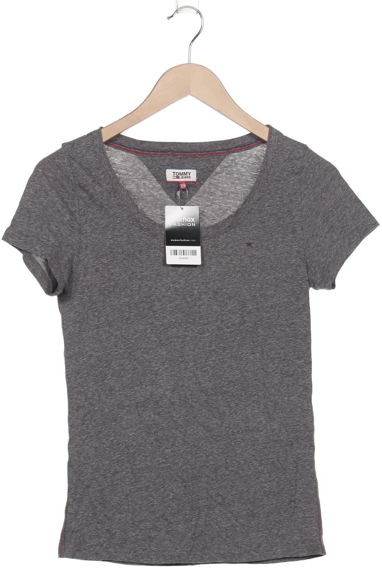 

Tommy Jeans Damen T-Shirt, grau, Gr. 34
