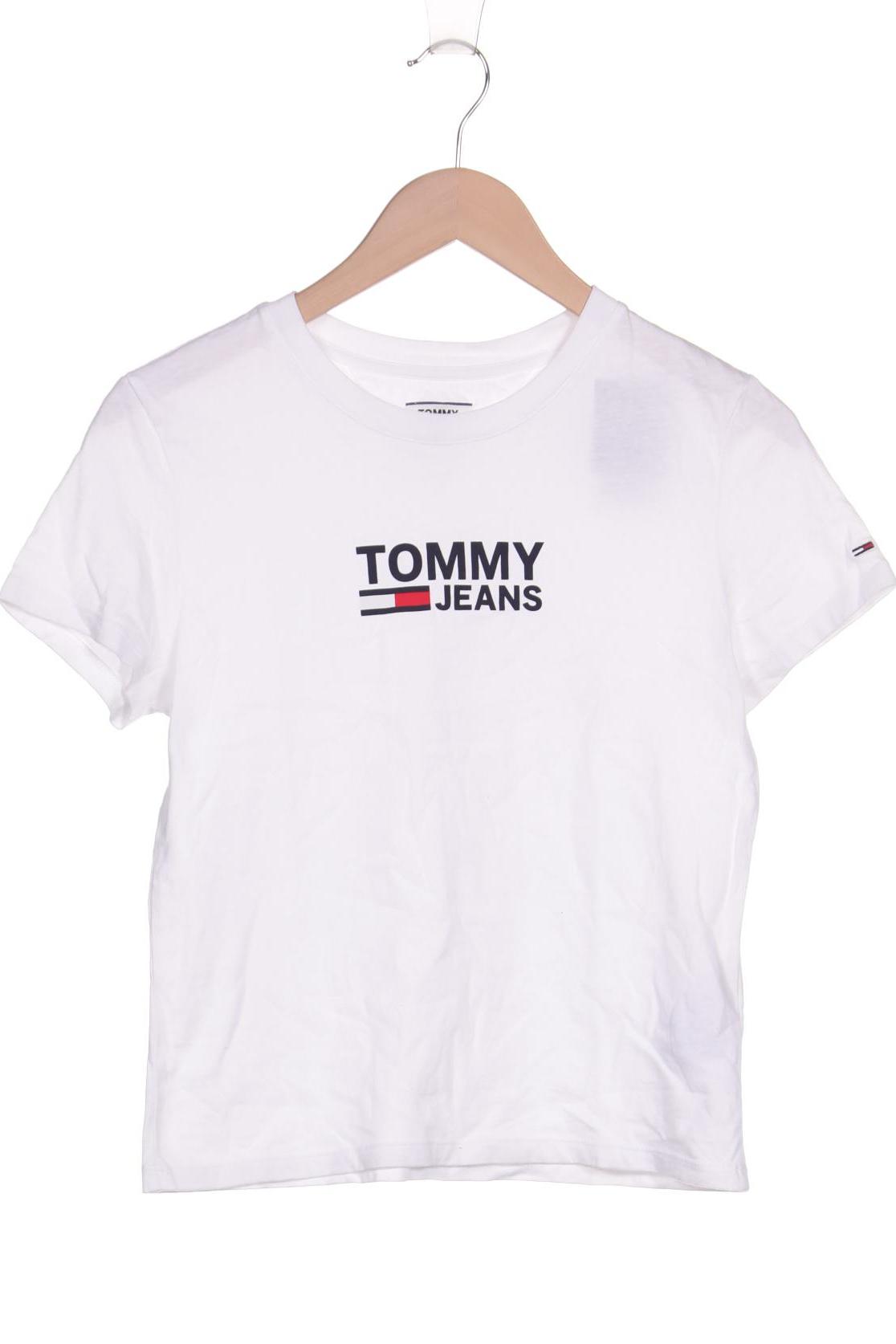 

Tommy Jeans Damen T-Shirt, weiß, Gr. 36