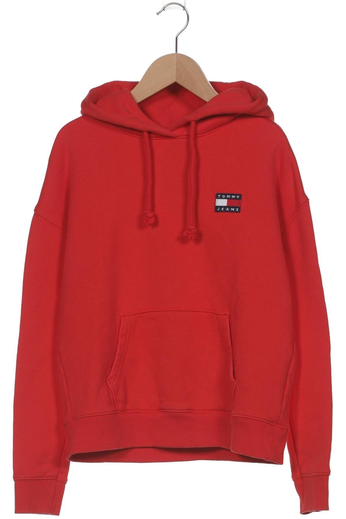 

Tommy Jeans Damen Kapuzenpullover, rot, Gr. 34