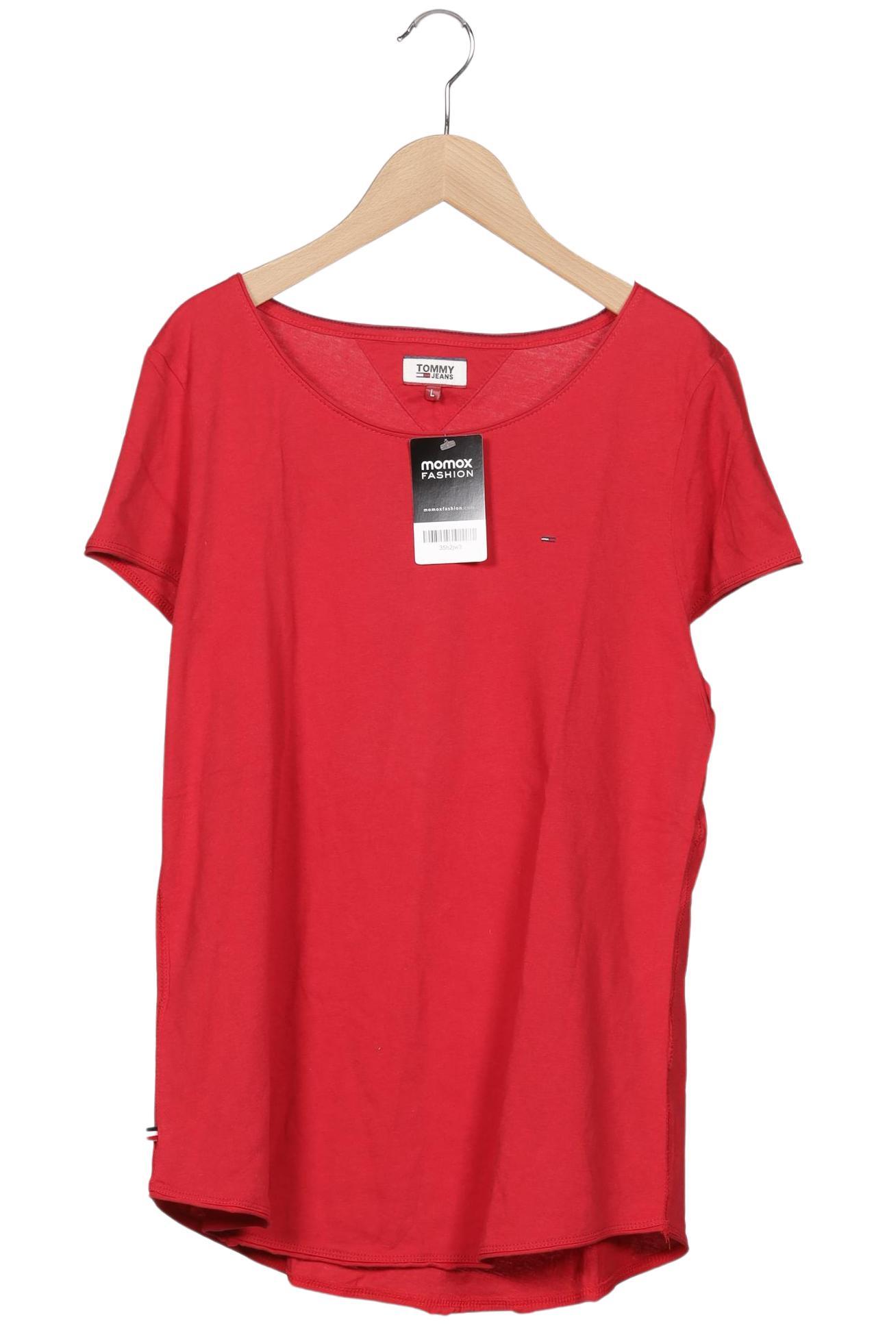 

Tommy Jeans Damen T-Shirt, rot, Gr. 42