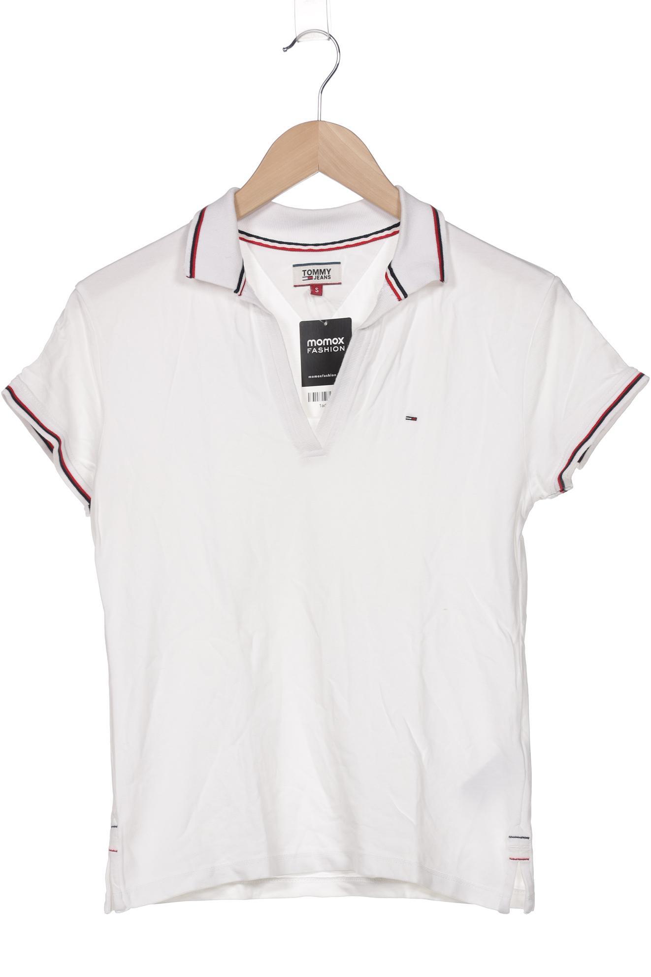 

Tommy Jeans Damen Poloshirt, weiß, Gr. 36