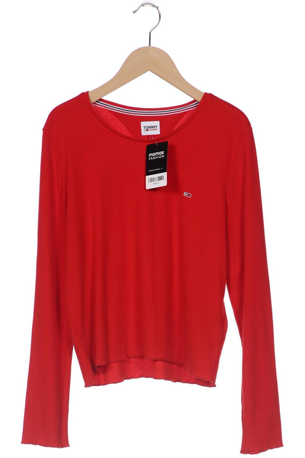 

Tommy Jeans Damen Langarmshirt, rot