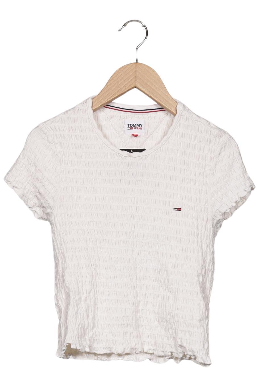 

Tommy Jeans Damen T-Shirt, cremeweiß, Gr. 36