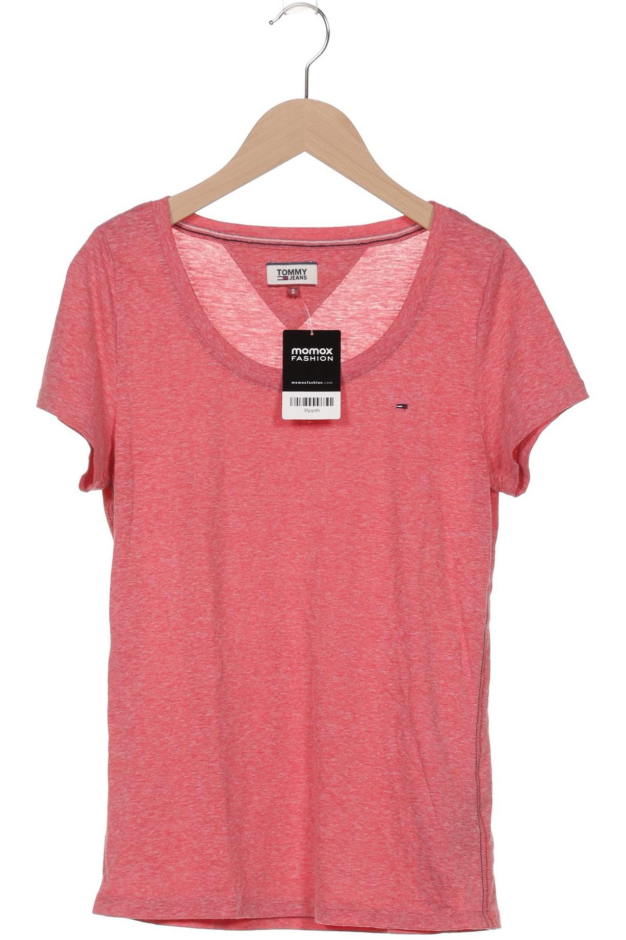 

Tommy Jeans Damen T-Shirt, rot, Gr. 36