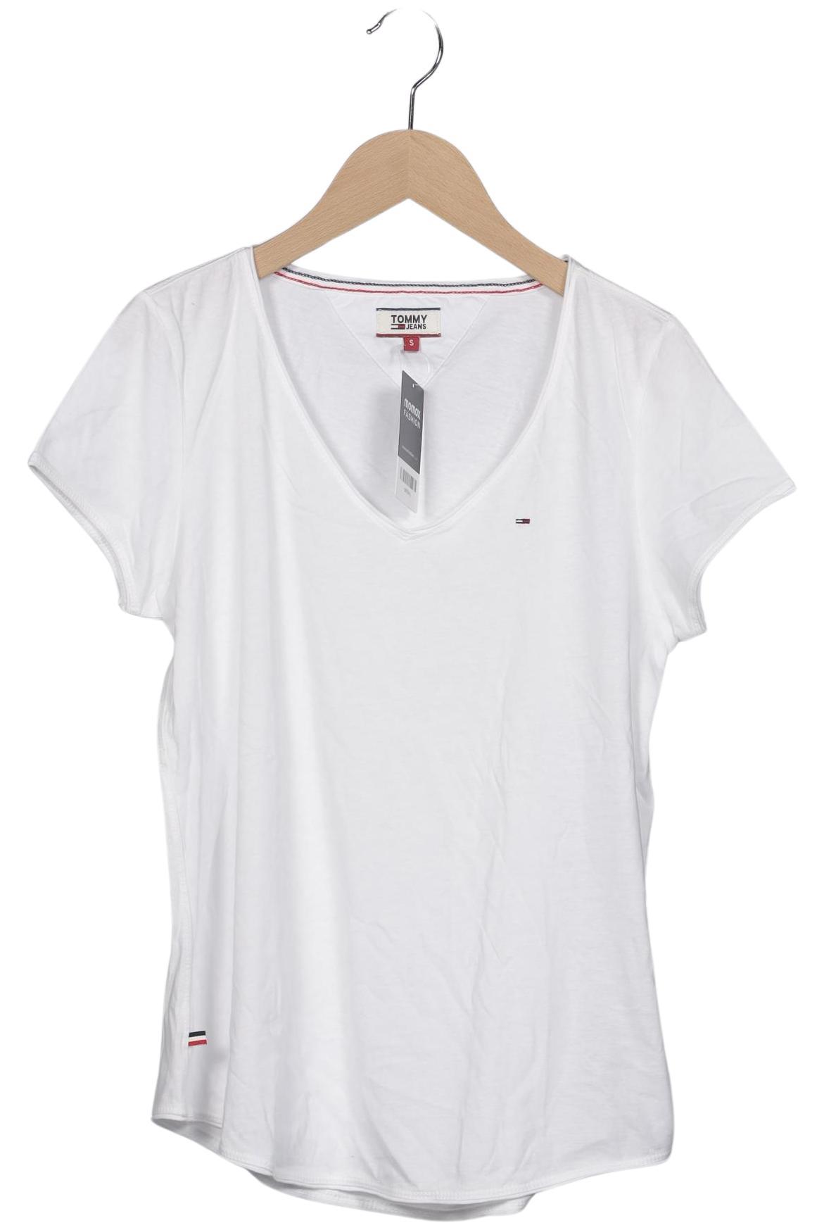 

Tommy Jeans Damen T-Shirt, weiß, Gr. 36