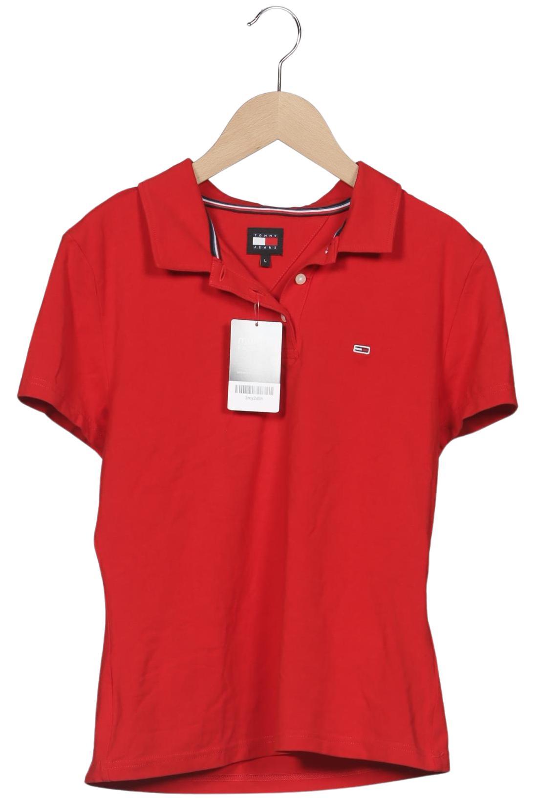 

Tommy Jeans Damen Poloshirt, rot, Gr. 42