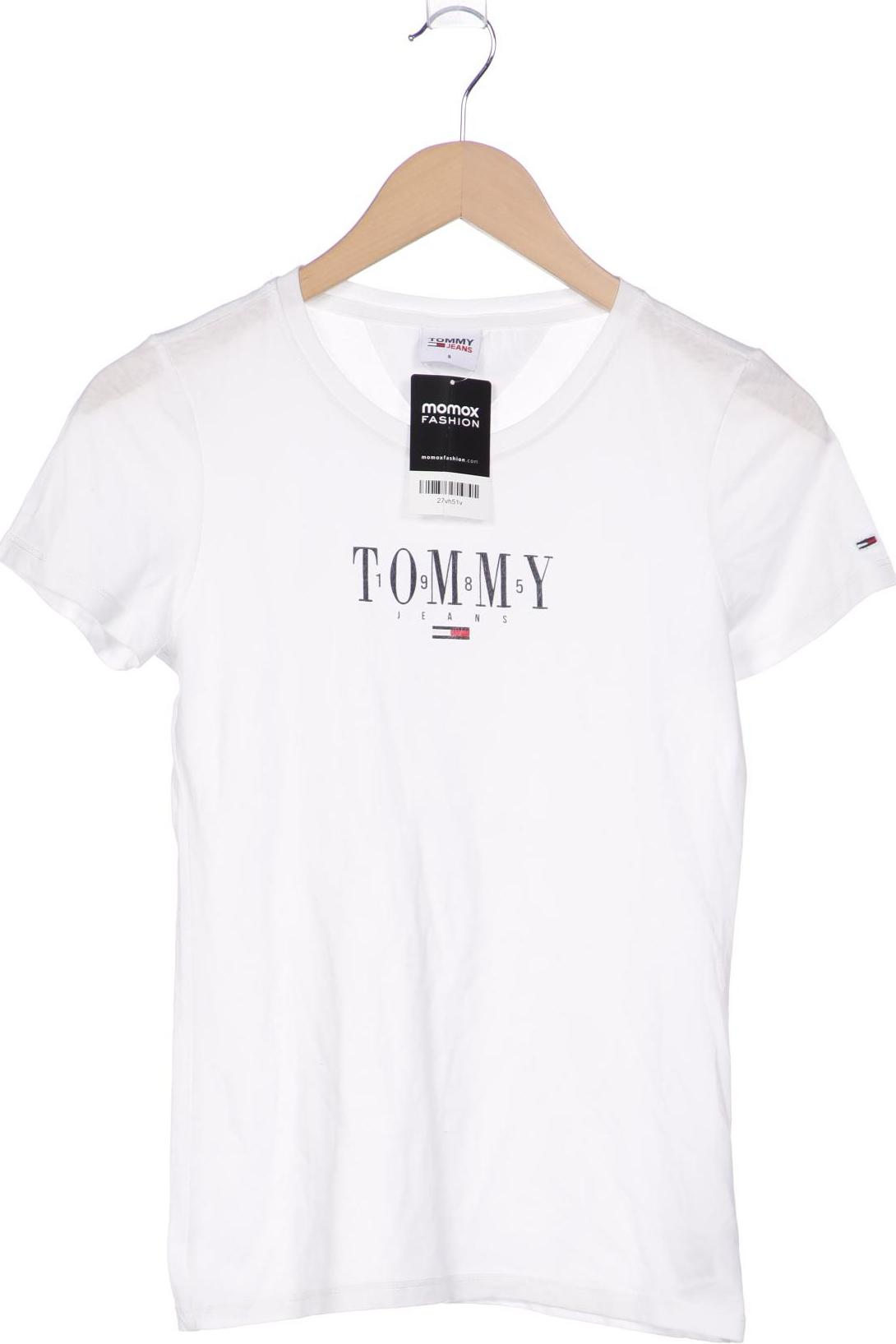 

Tommy Jeans Damen T-Shirt, weiß, Gr. 36