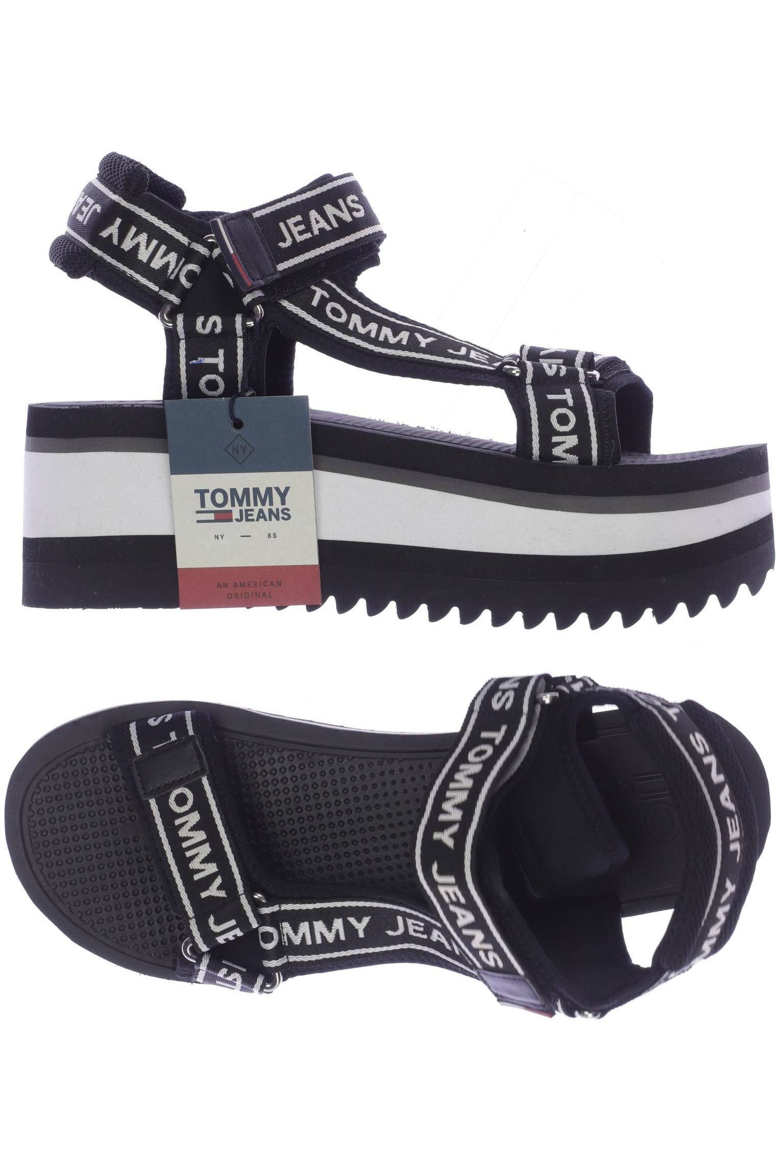 

Tommy Jeans Damen Sandale, schwarz