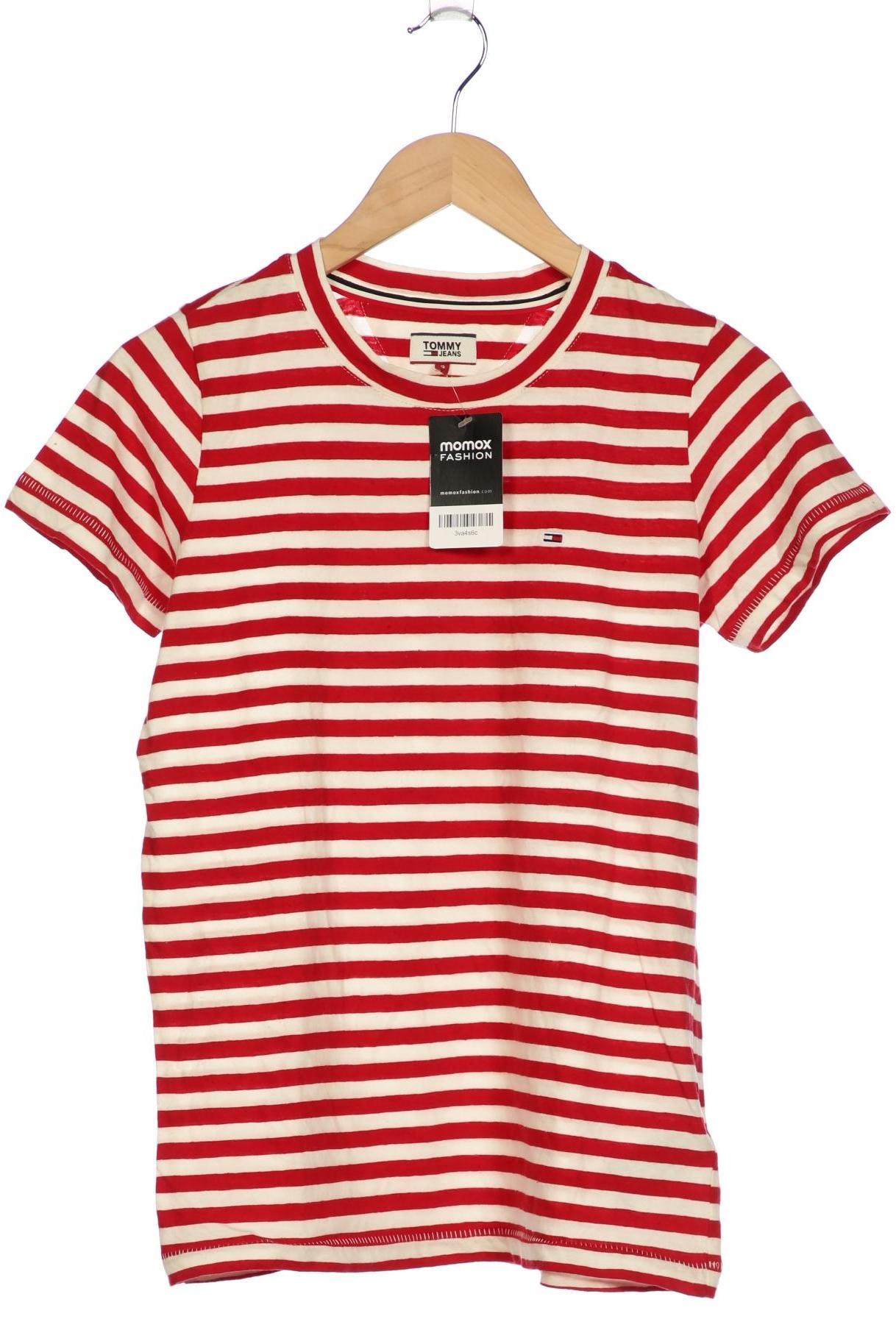 

Tommy Jeans Damen T-Shirt, rot, Gr. 36