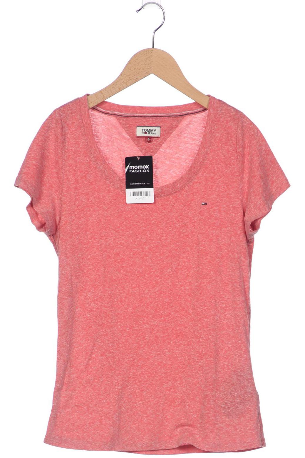 

Tommy Jeans Damen T-Shirt, rot, Gr. 36