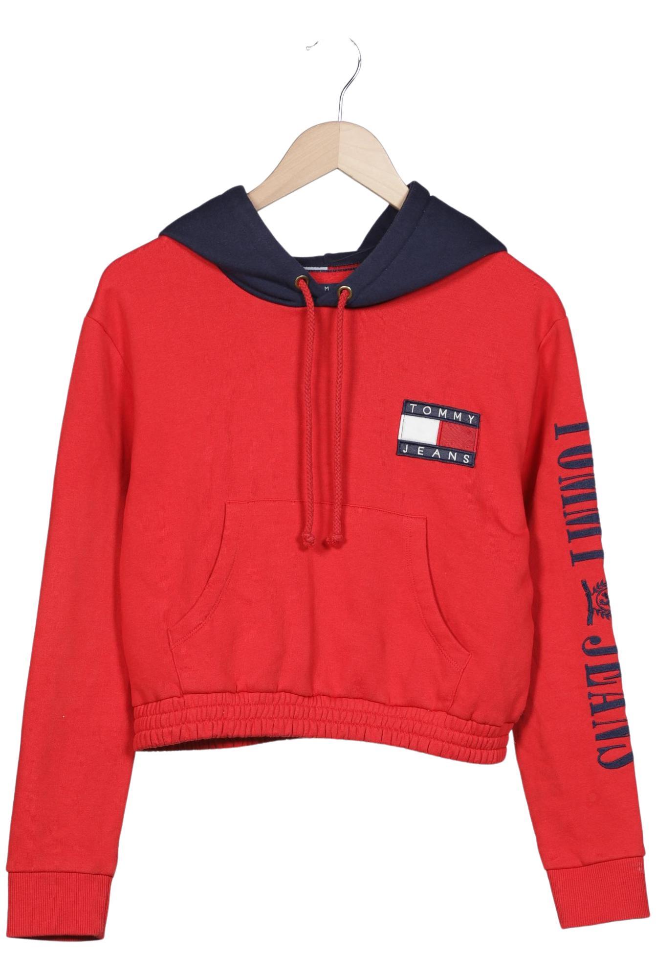 

Tommy Jeans Damen Kapuzenpullover, rot, Gr. 38