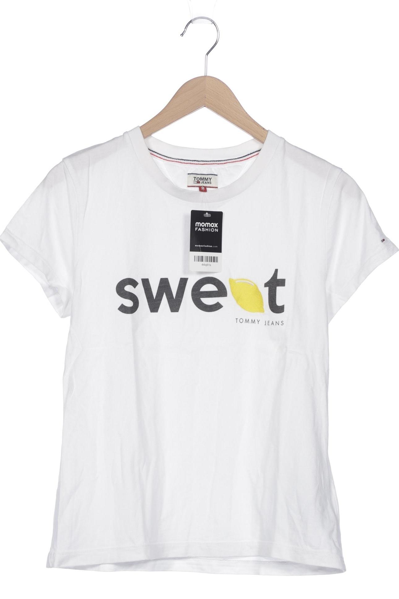 

Tommy Jeans Damen T-Shirt, weiß, Gr. 38