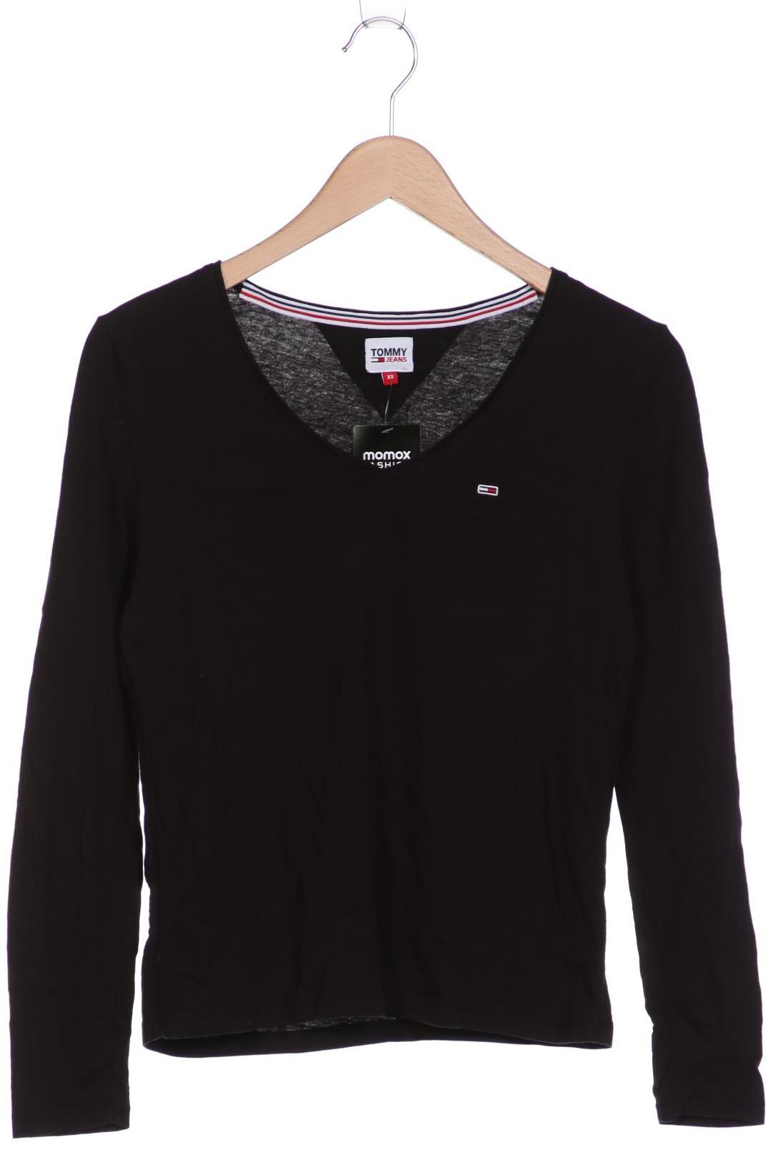 

Tommy Jeans Damen Langarmshirt, schwarz