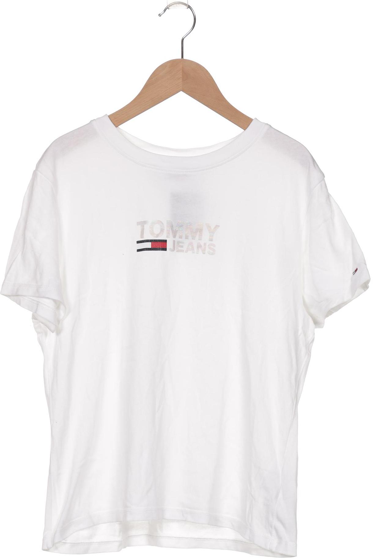 

Tommy Jeans Damen T-Shirt, weiß, Gr. 38