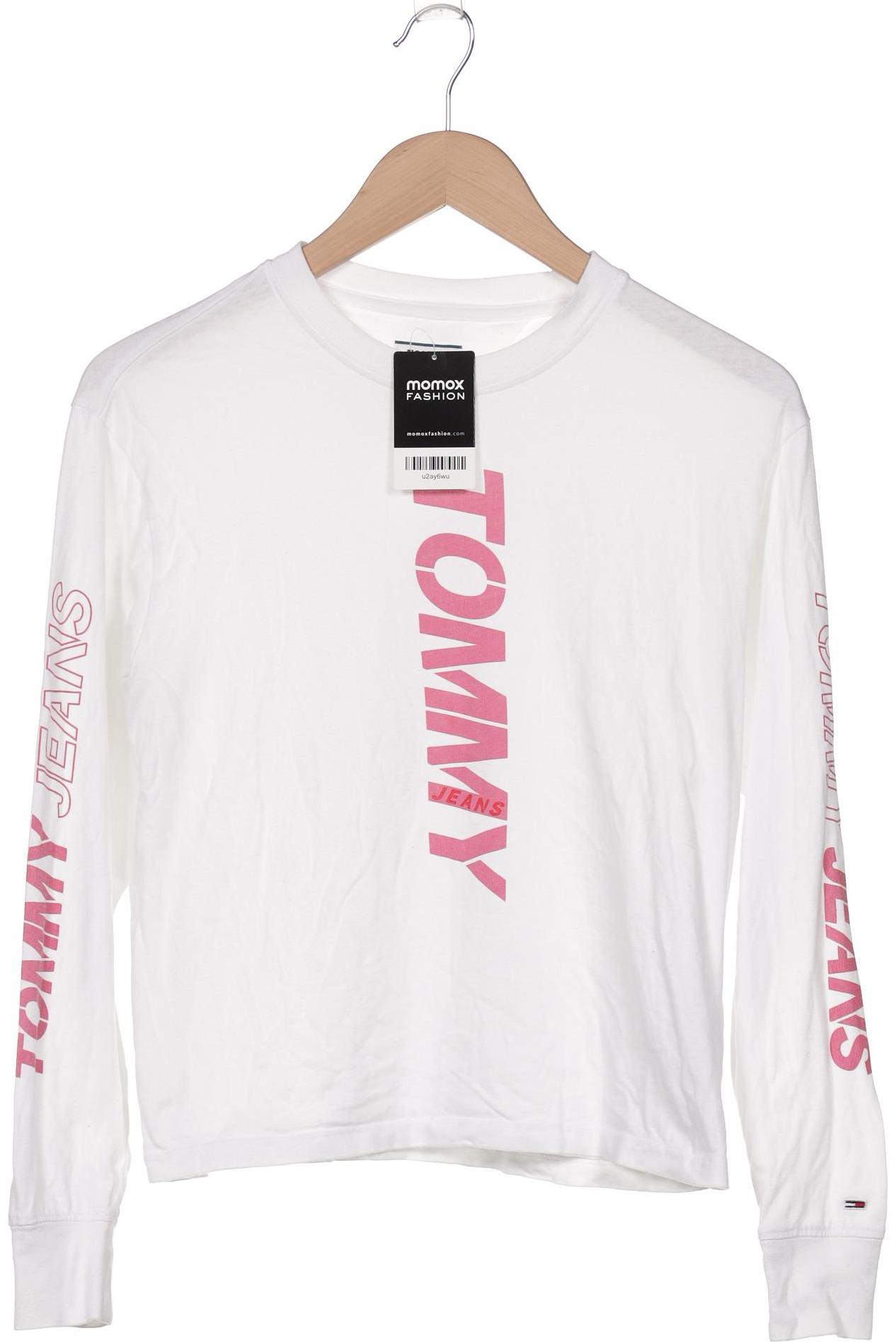 

Tommy Jeans Damen Langarmshirt, weiß, Gr. 34