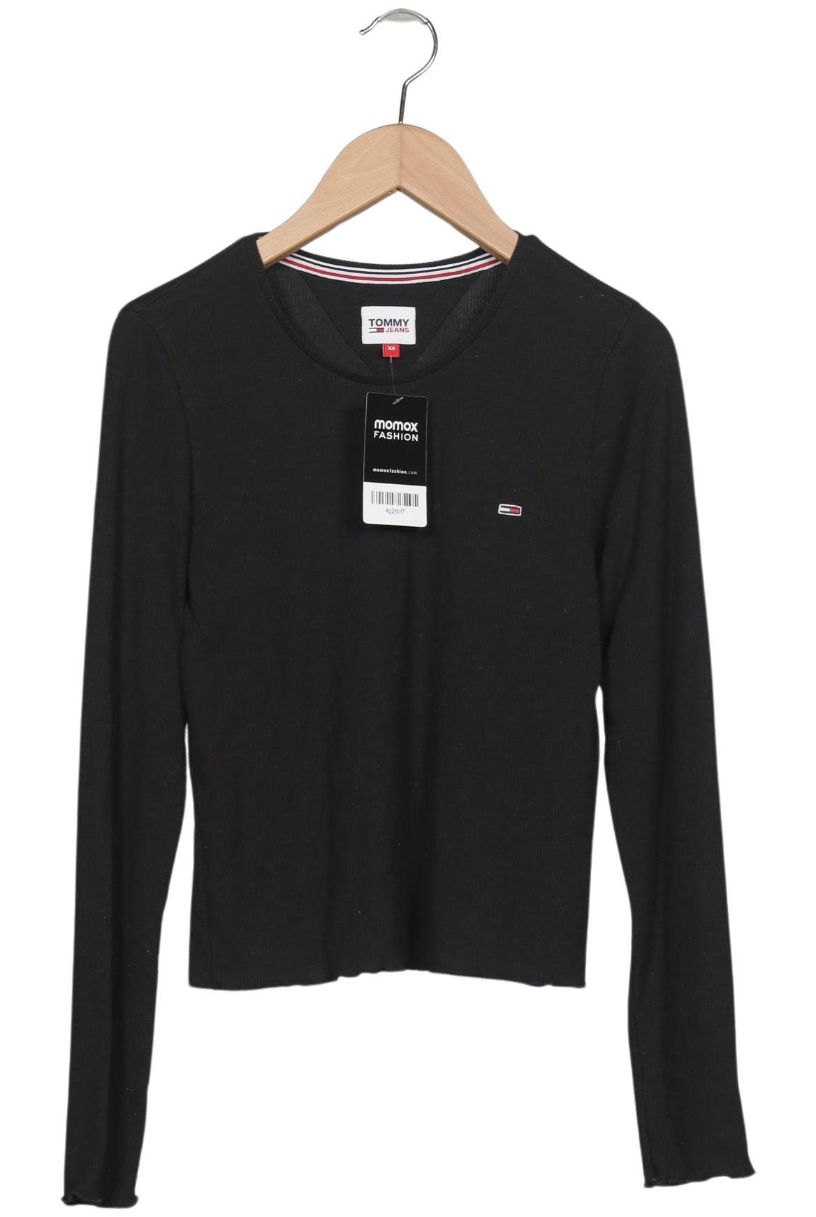 

Tommy Jeans Damen Langarmshirt, schwarz, Gr. 34