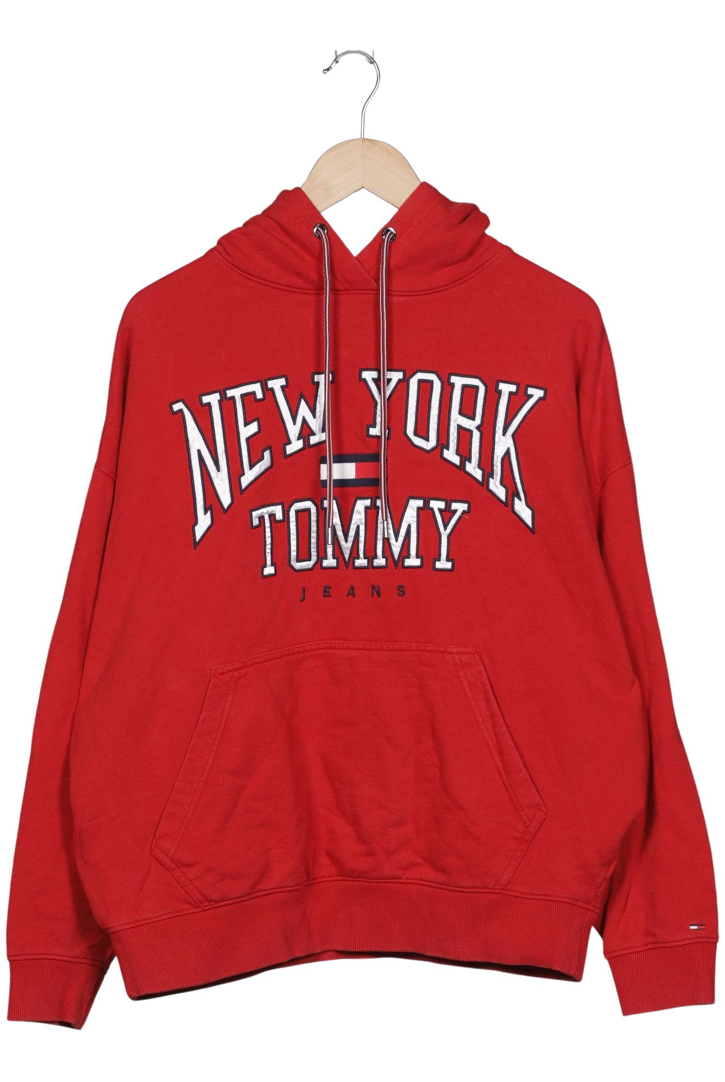 

Tommy Jeans Damen Kapuzenpullover, rot, Gr. 38