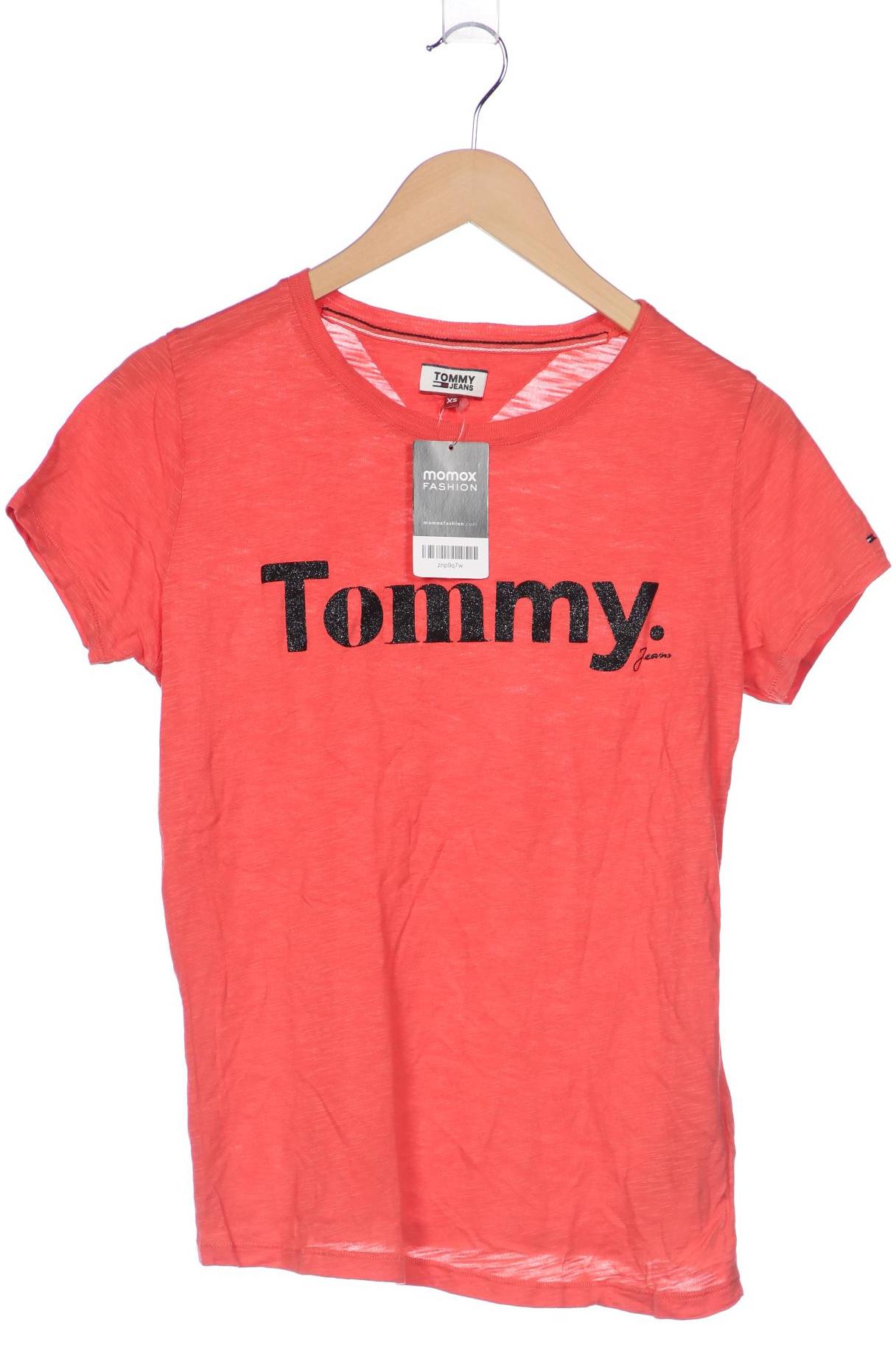 

Tommy Jeans Damen T-Shirt, rot, Gr. 34