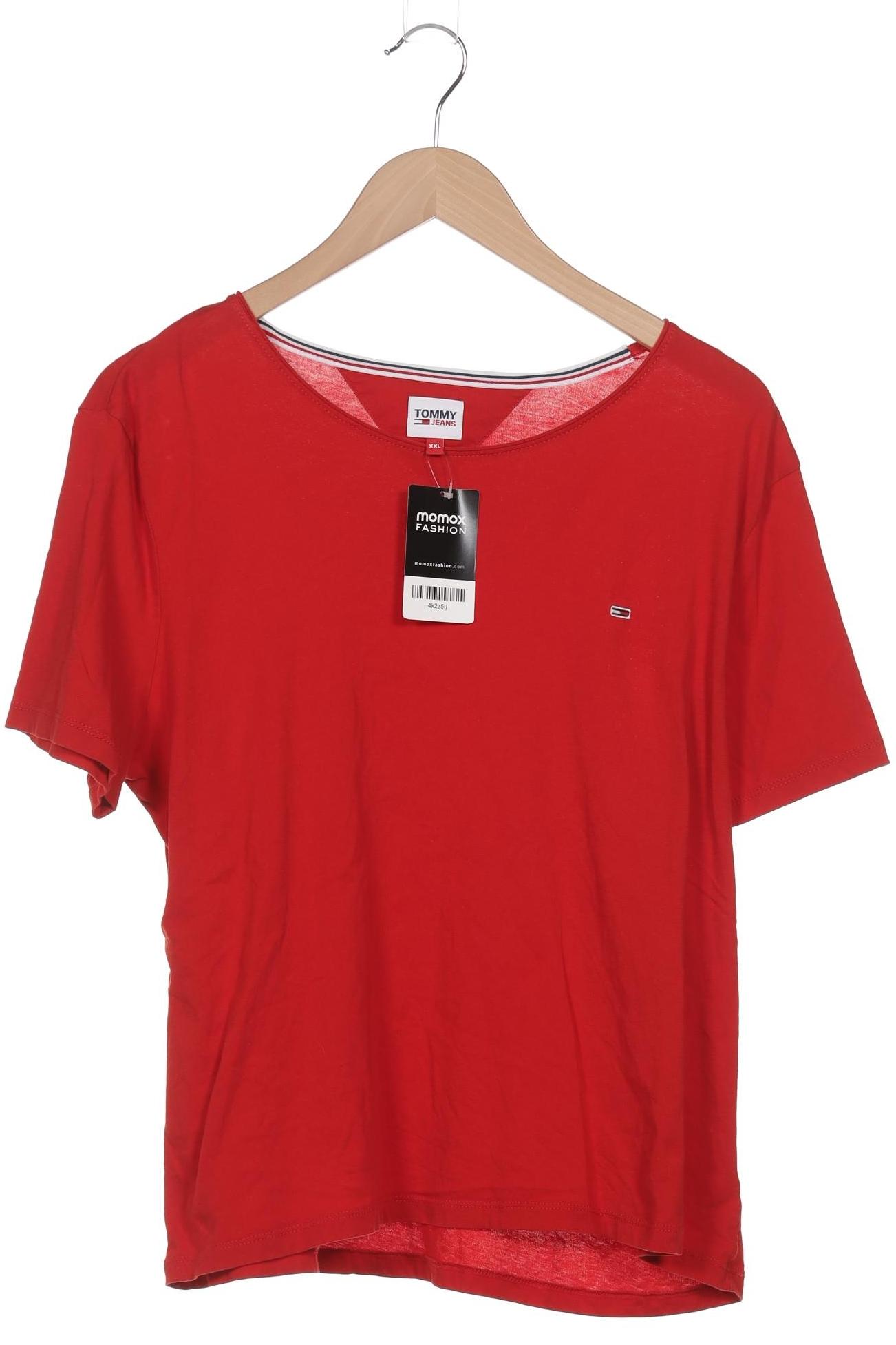 

Tommy Jeans Damen T-Shirt, rot, Gr. 46