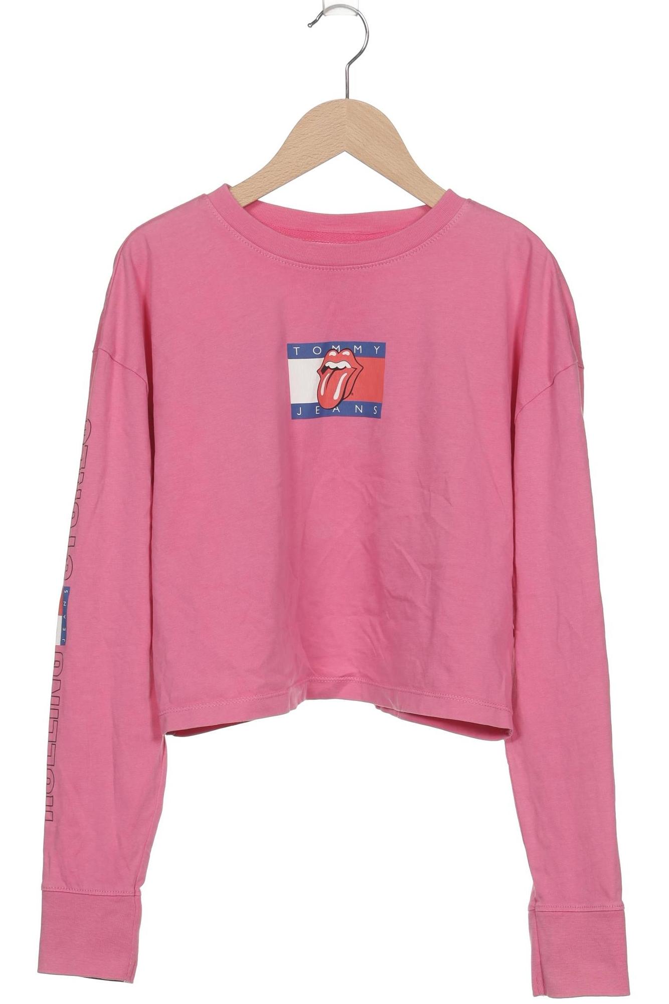 

Tommy Jeans Damen Langarmshirt, pink, Gr. 36