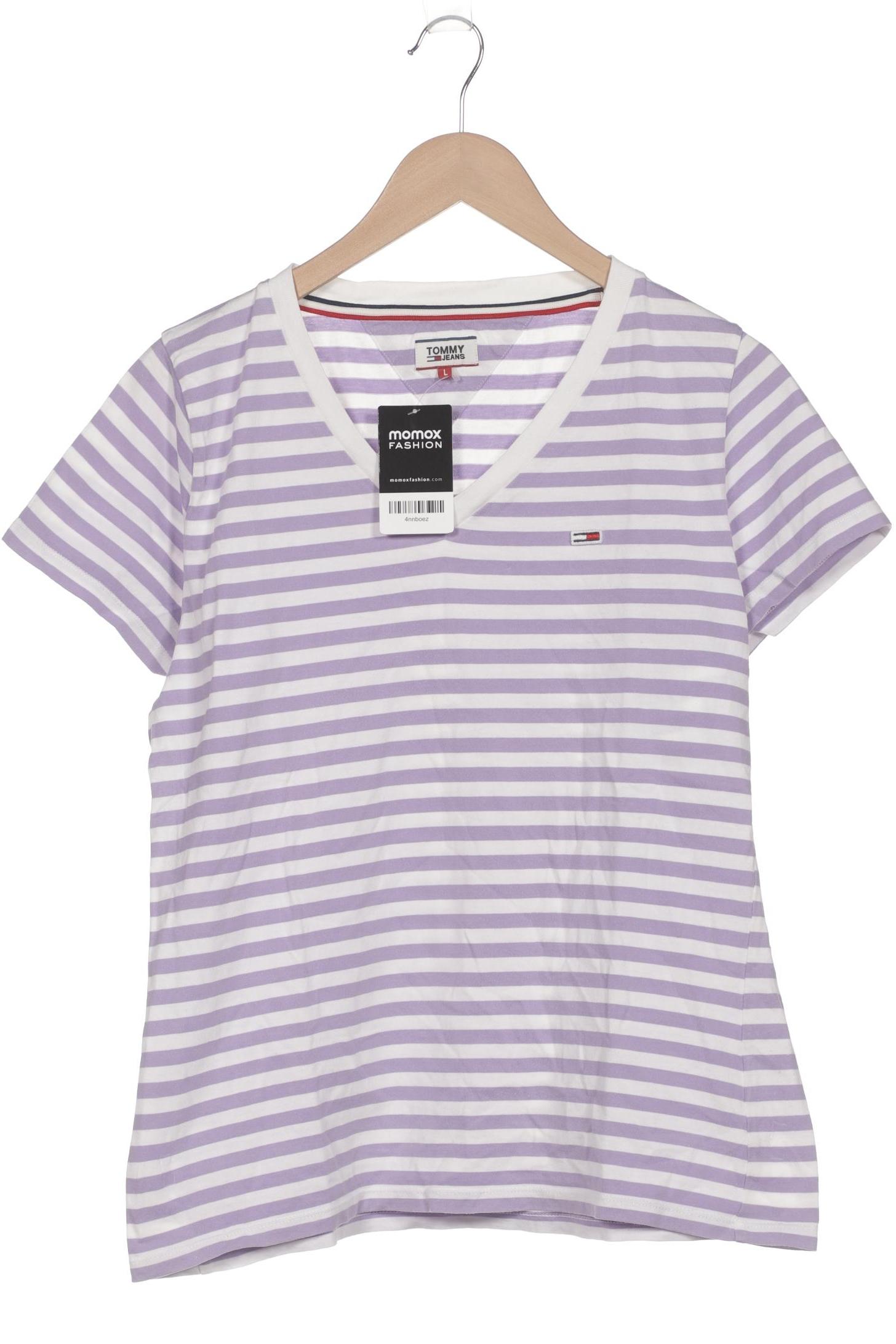 

Tommy Jeans Damen T-Shirt, flieder, Gr. 42