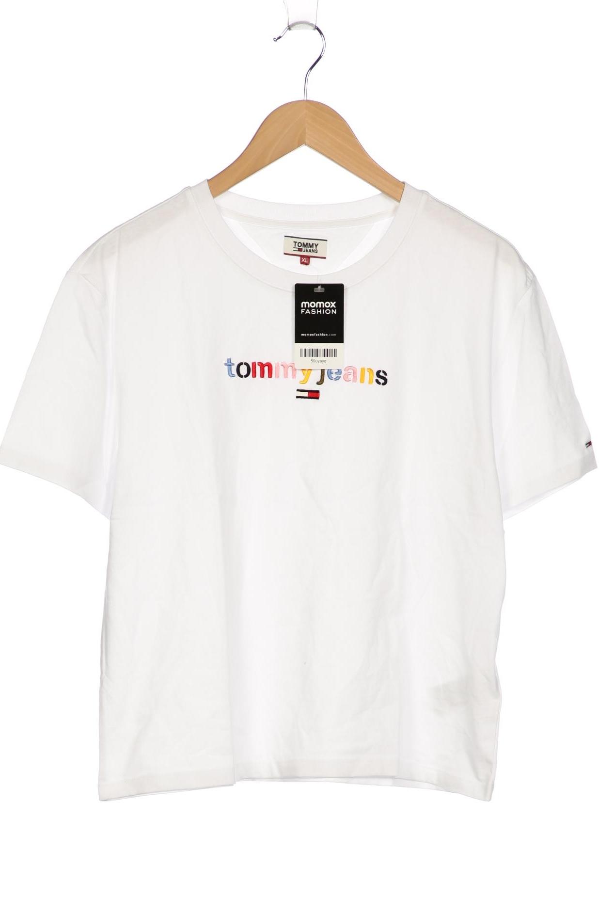 

Tommy Jeans Damen T-Shirt, weiß, Gr. 44