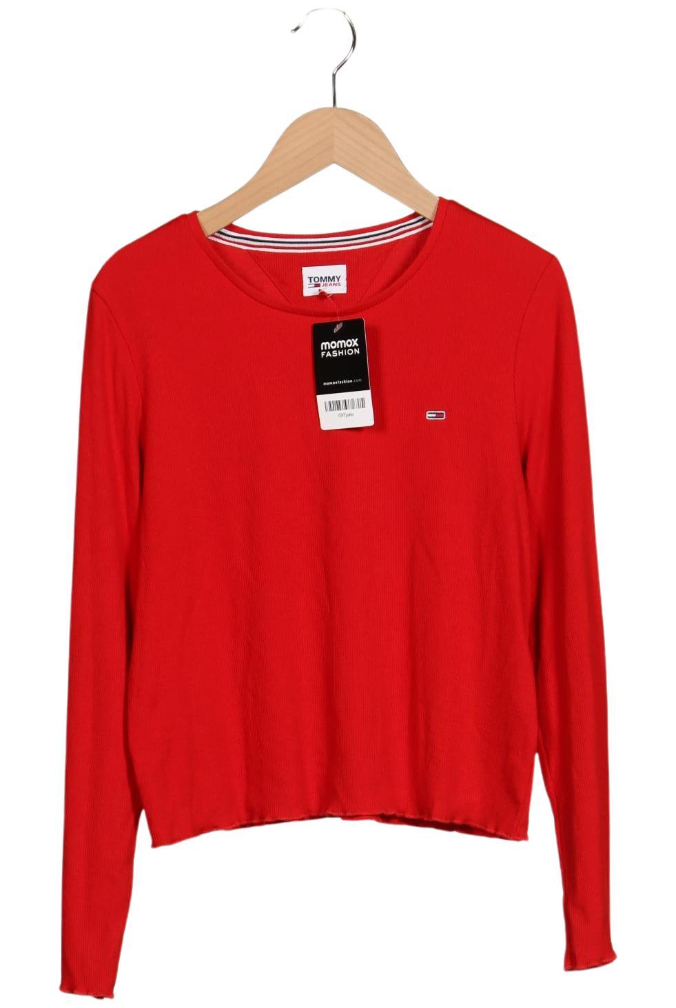

Tommy Jeans Damen Langarmshirt, rot, Gr. 38