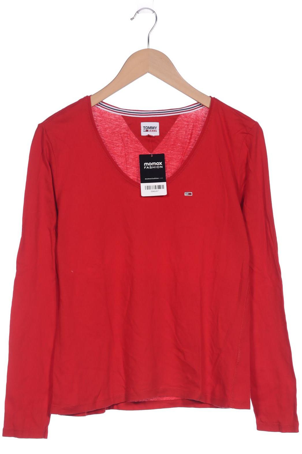 

Tommy Jeans Damen Langarmshirt, rot, Gr. 38