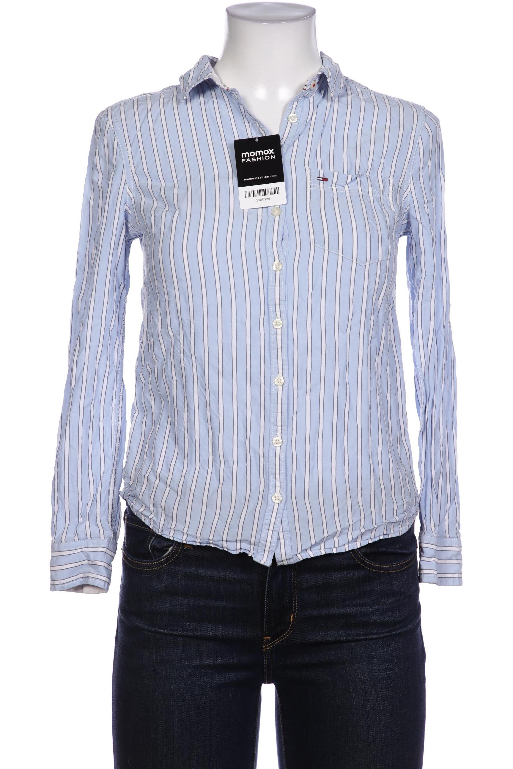 

Tommy Jeans Damen Bluse, hellblau, Gr. 34