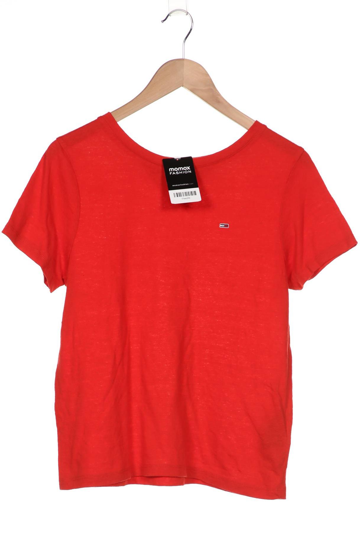 

Tommy Jeans Damen T-Shirt, rot, Gr. 38
