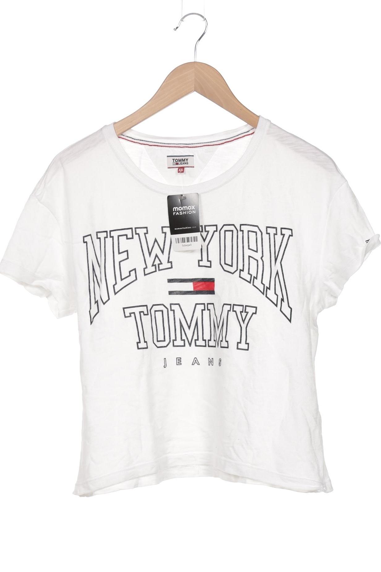 

Tommy Jeans Damen T-Shirt, weiß, Gr. 34
