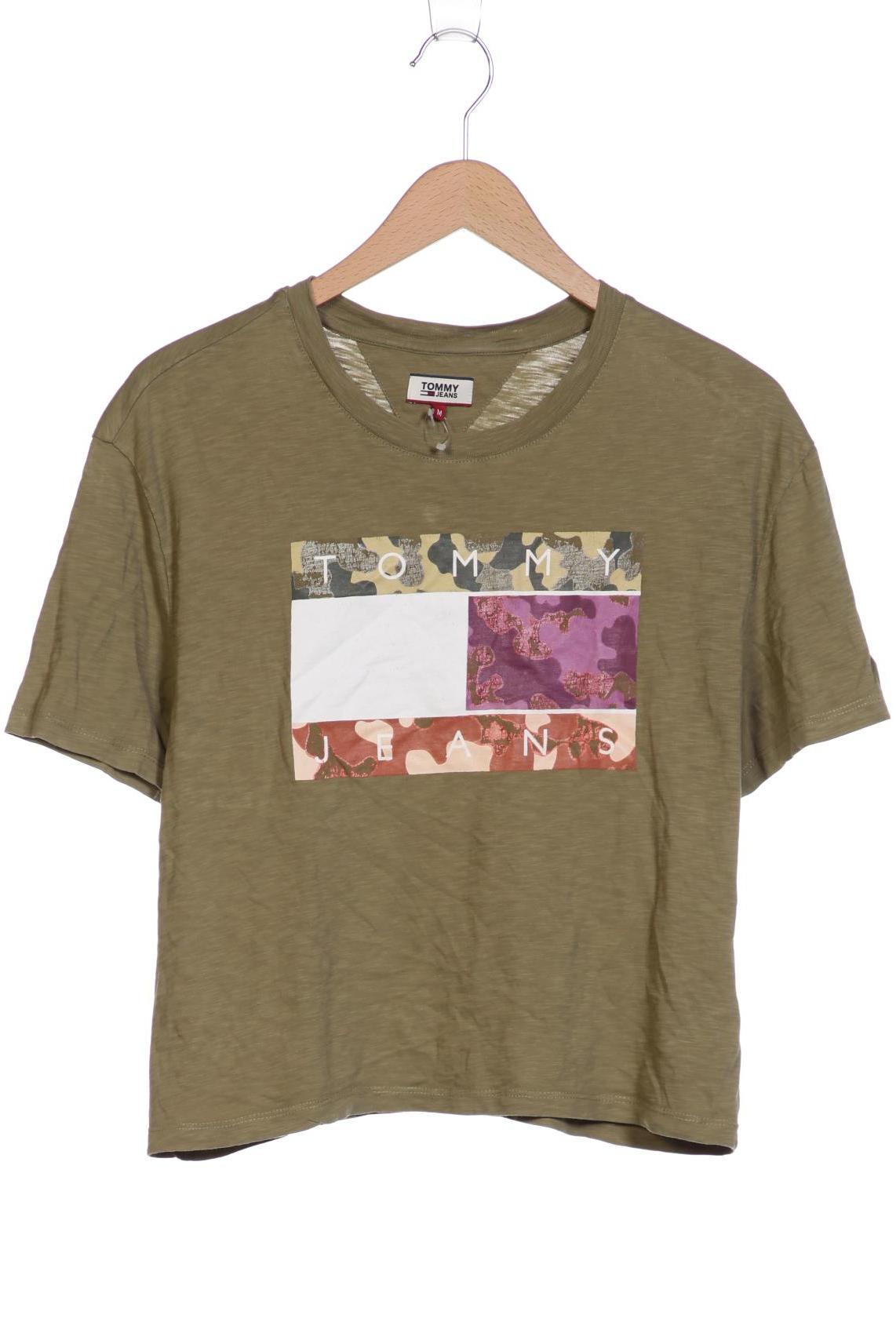 

Tommy Jeans Damen T-Shirt, grün, Gr. 38