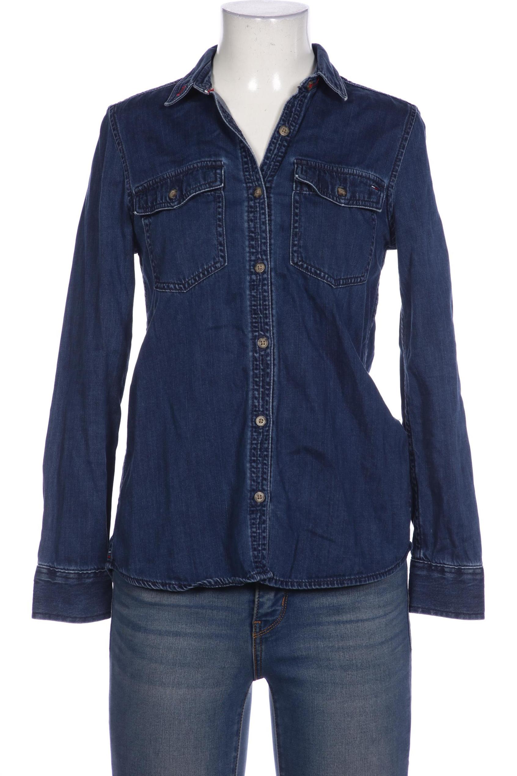 

Tommy Jeans Damen Bluse, blau, Gr. 34