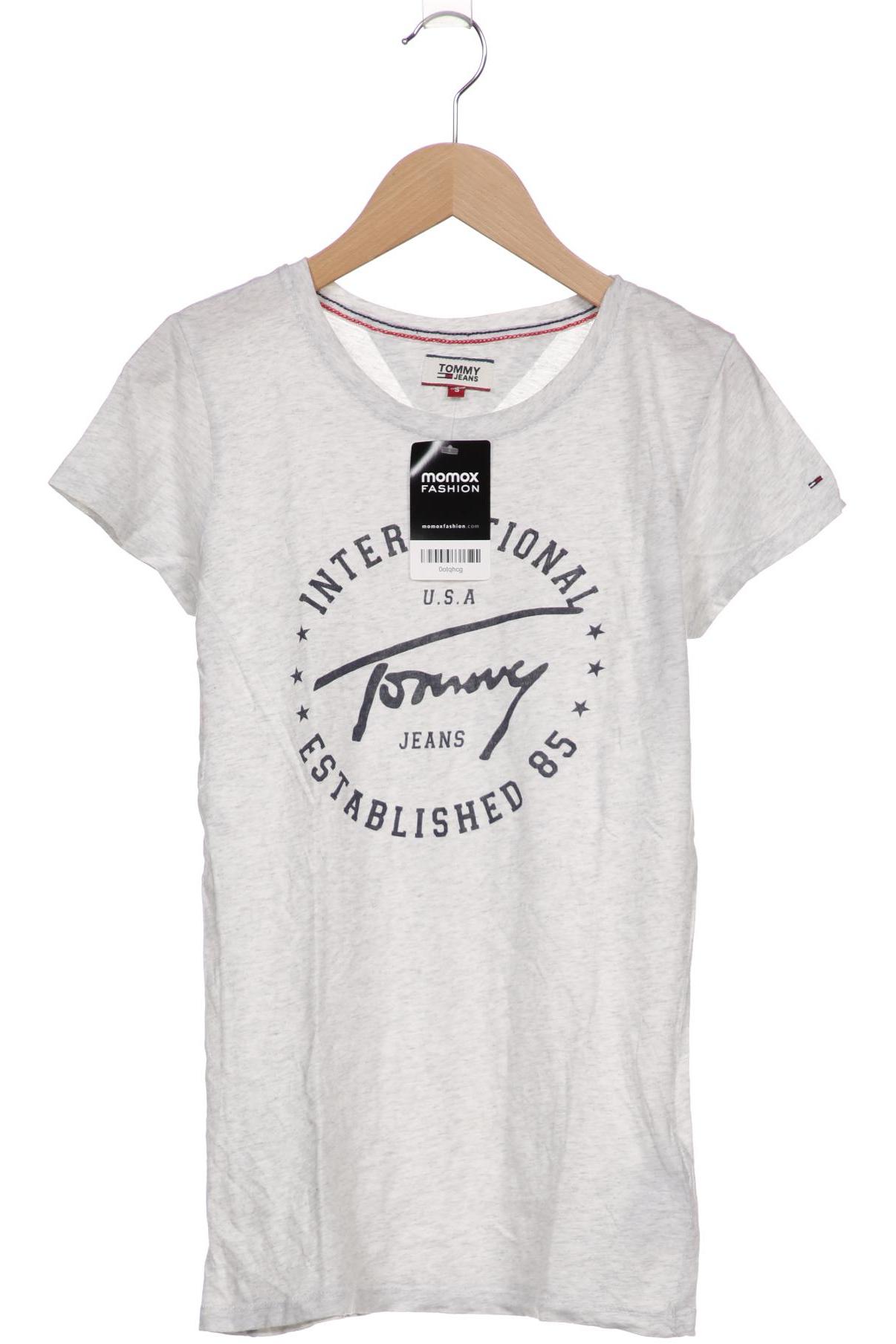 

Tommy Jeans Damen T-Shirt, grau, Gr. 36