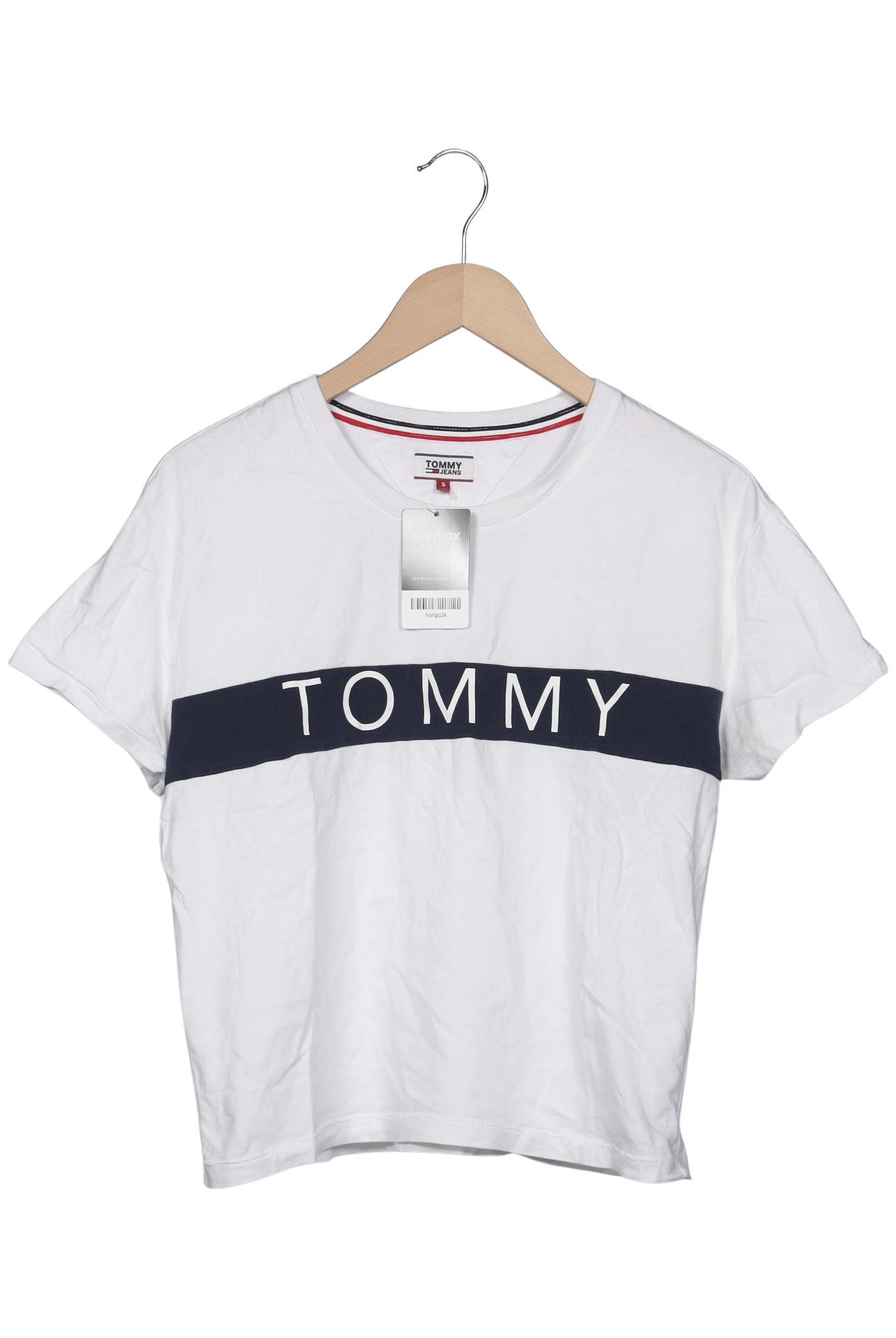 

Tommy Jeans Damen T-Shirt, weiß, Gr. 36