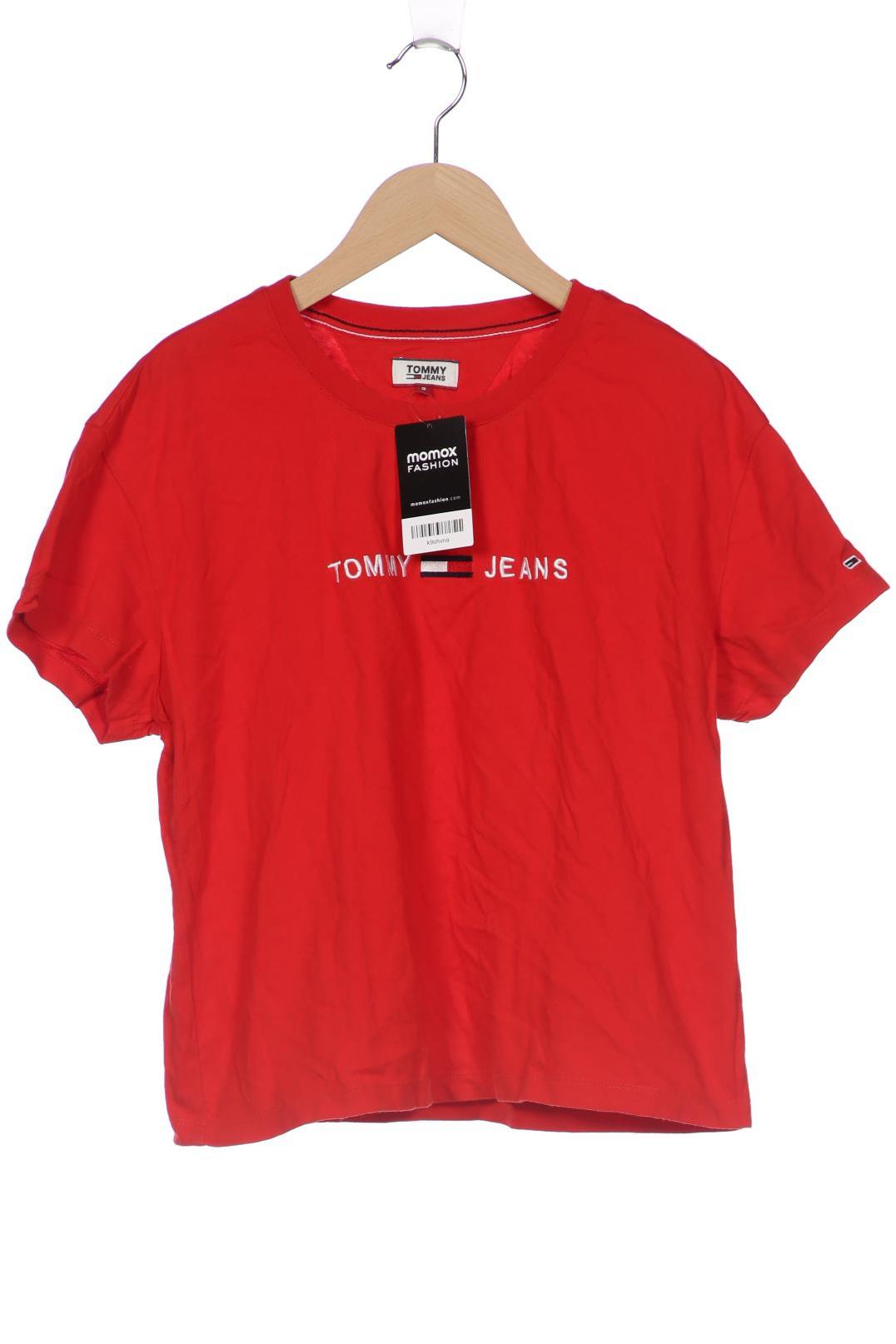 

Tommy Jeans Damen T-Shirt, rot, Gr. 36