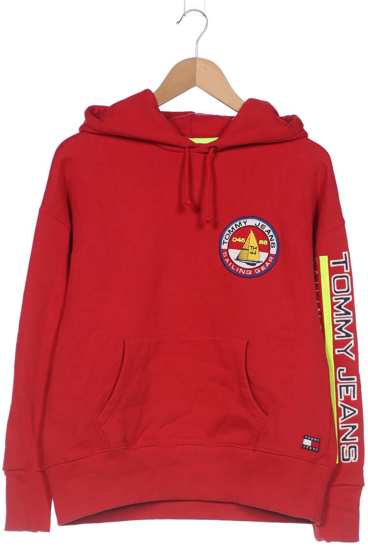 

Tommy Jeans Damen Kapuzenpullover, rot, Gr. 38