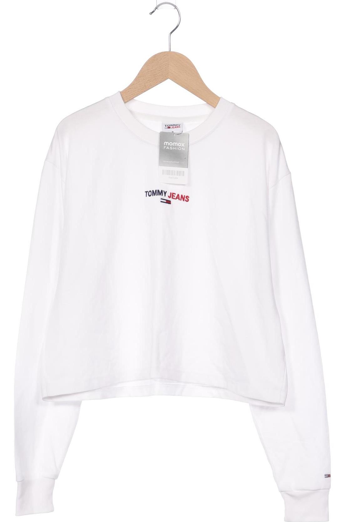 

Tommy Jeans Damen Langarmshirt, weiß, Gr. 38
