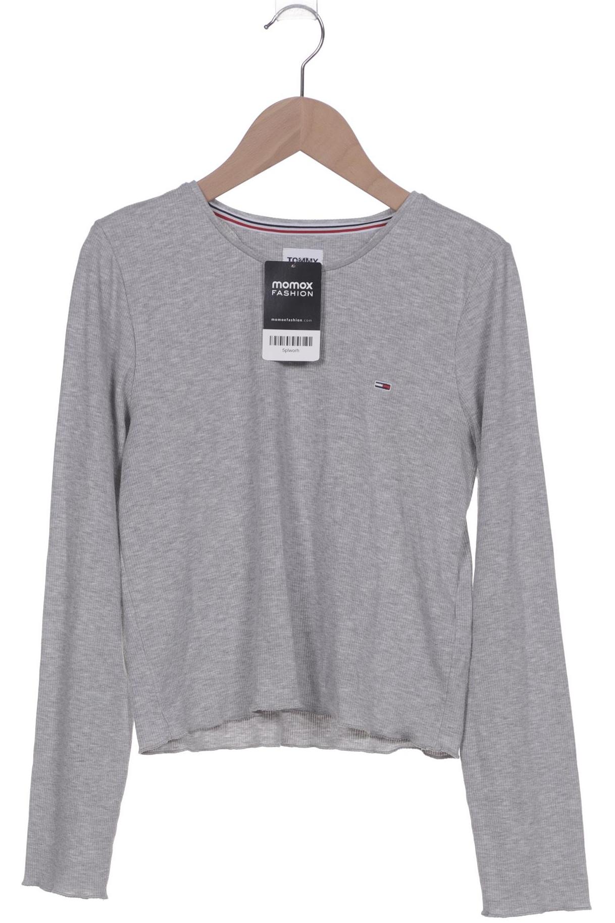 

Tommy Jeans Damen Langarmshirt, grau, Gr. 36