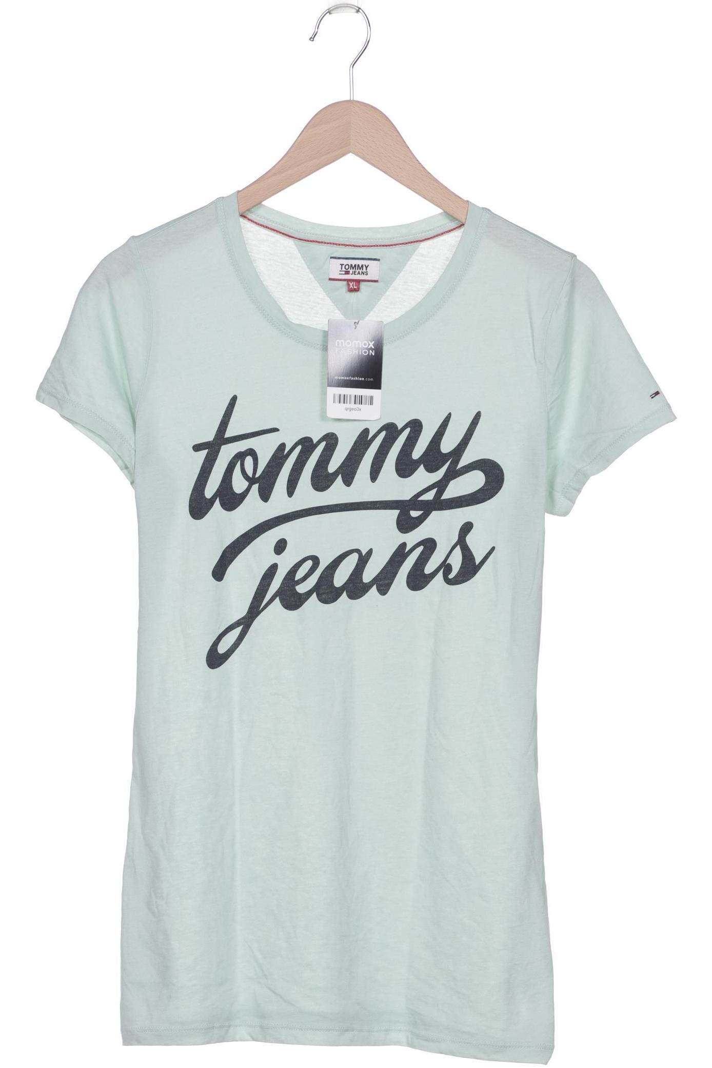 

Tommy Jeans Damen T-Shirt, grün, Gr. 44