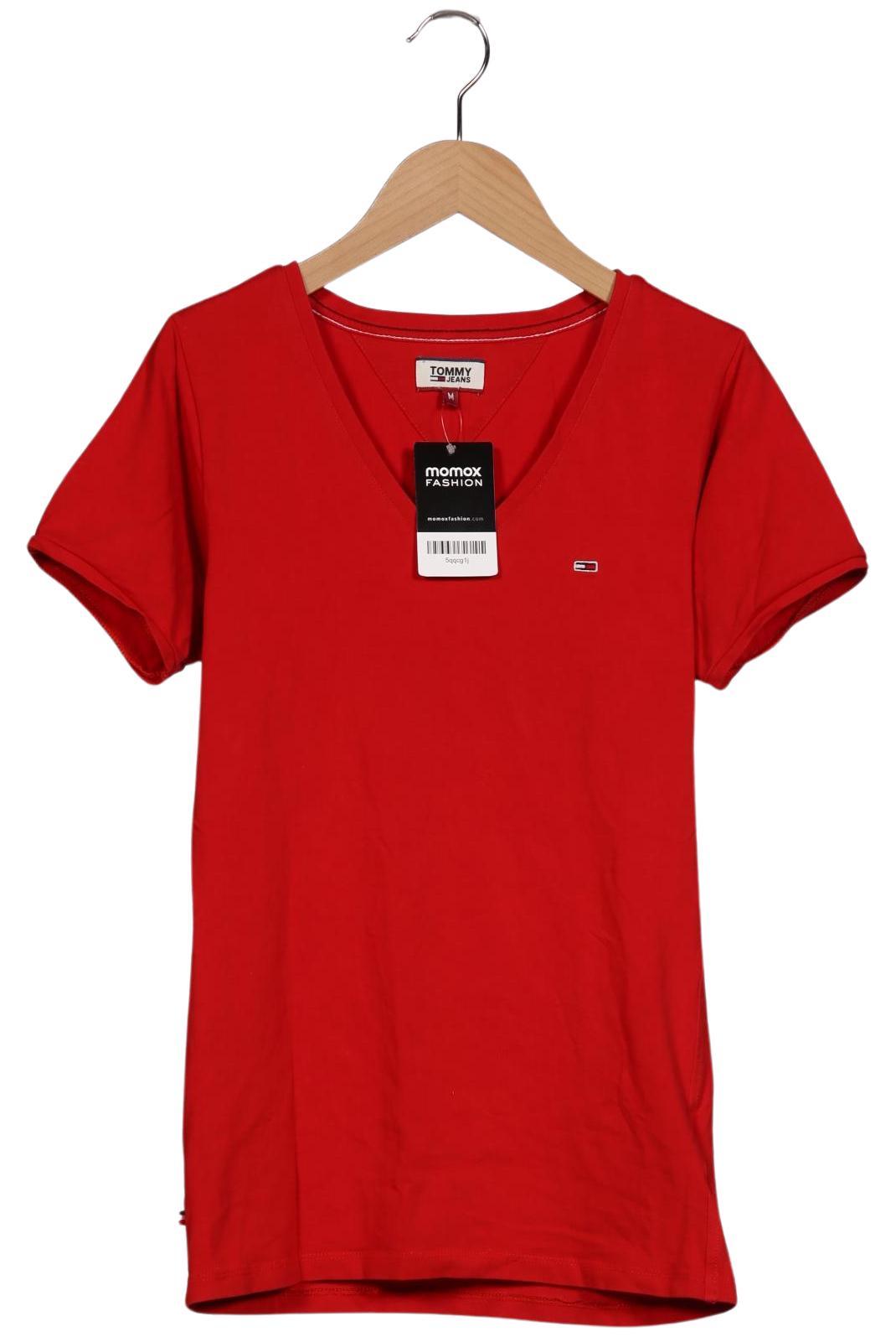 

Tommy Jeans Damen T-Shirt, rot, Gr. 38
