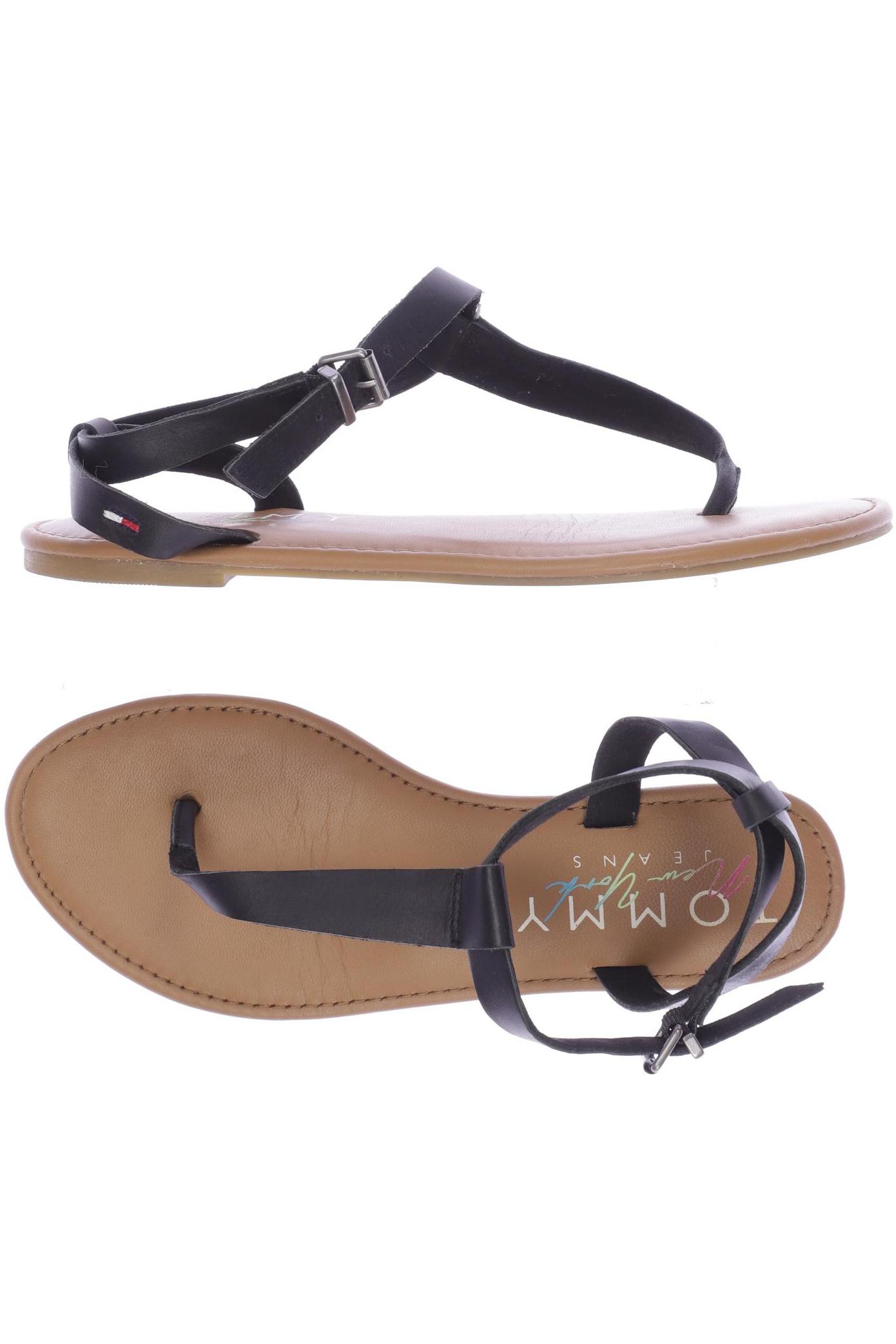 

Tommy Jeans Damen Sandale, schwarz, Gr. 38