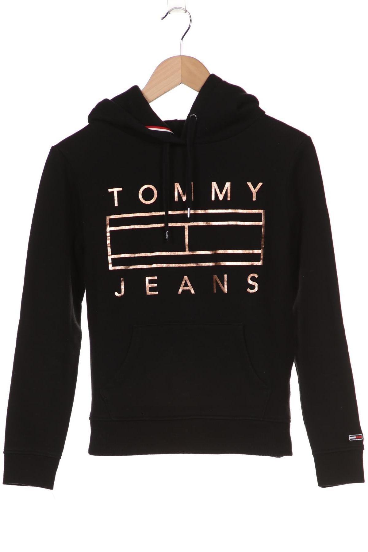

Tommy Jeans Damen Kapuzenpullover, schwarz, Gr. 36