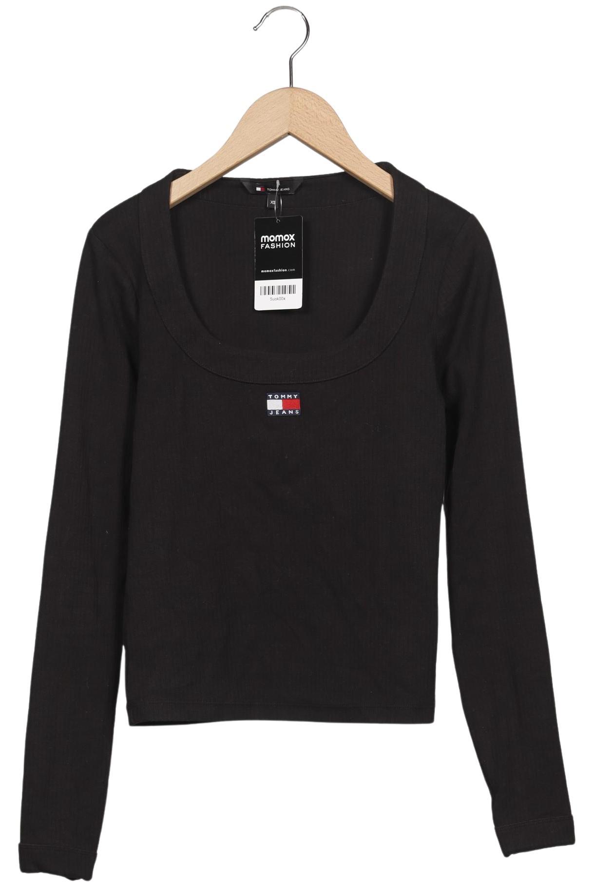 

Tommy Jeans Damen Langarmshirt, schwarz, Gr. 34