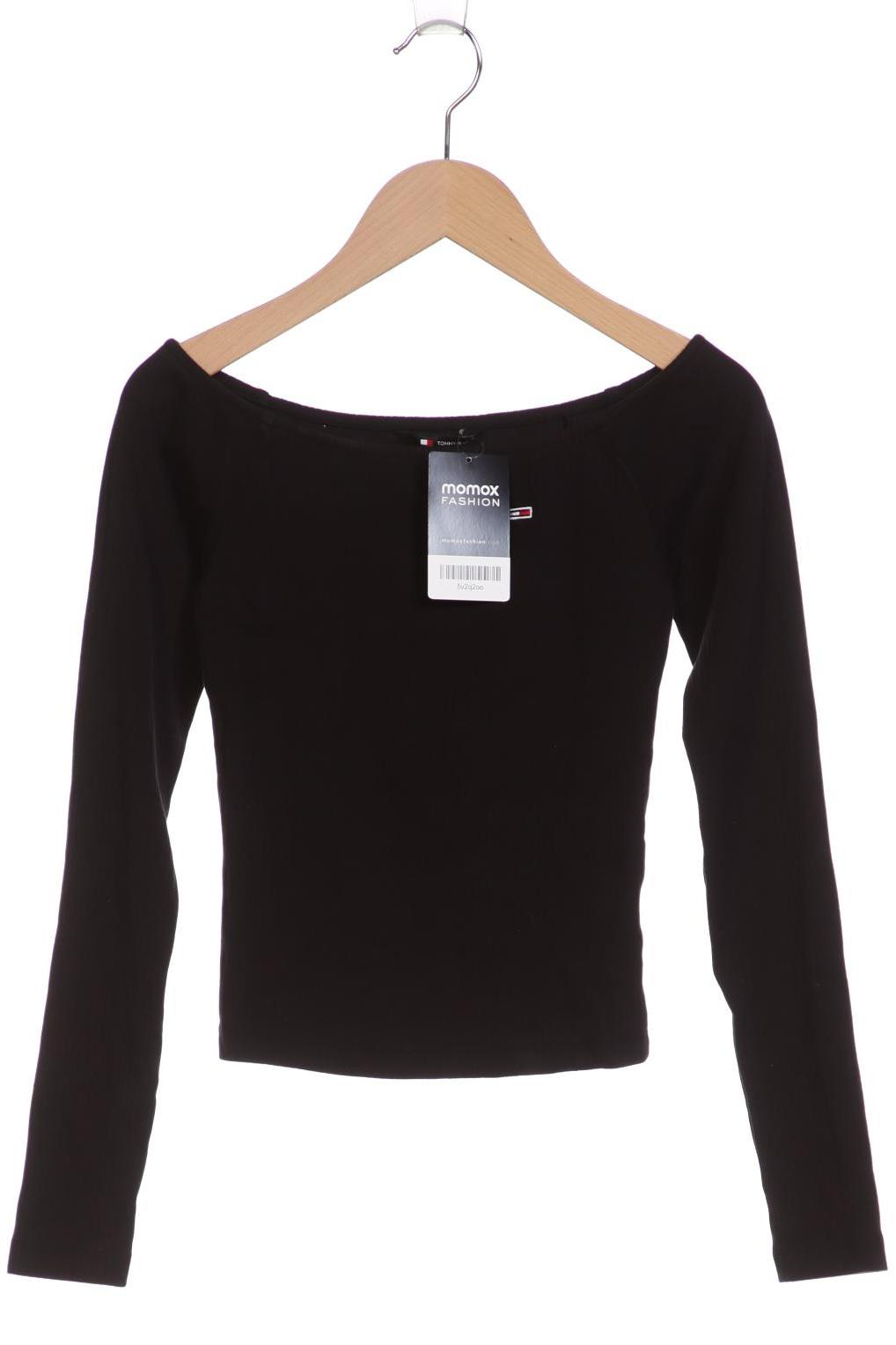 

Tommy Jeans Damen Langarmshirt, schwarz, Gr. 36