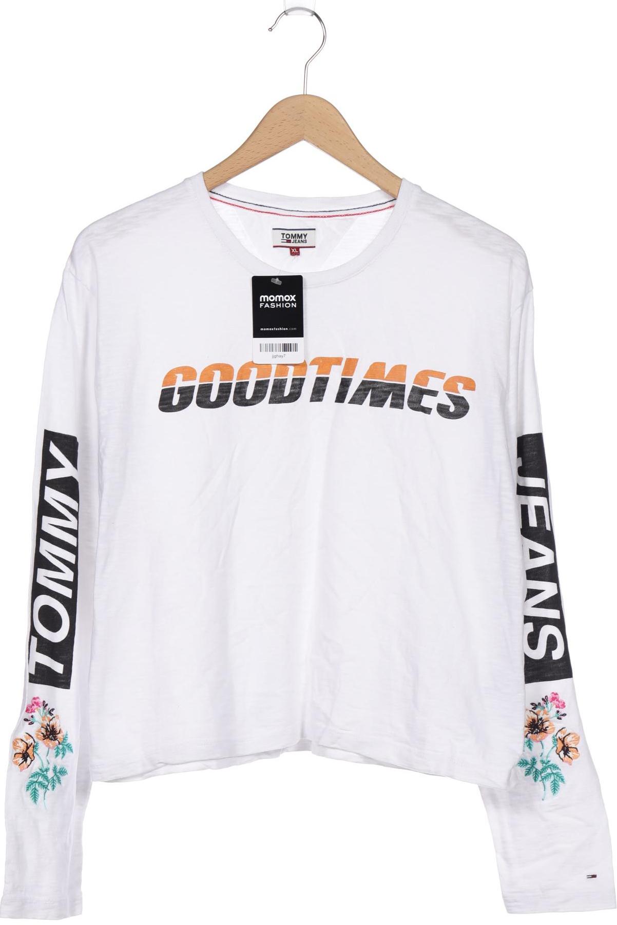 

Tommy Jeans Damen Langarmshirt, weiß