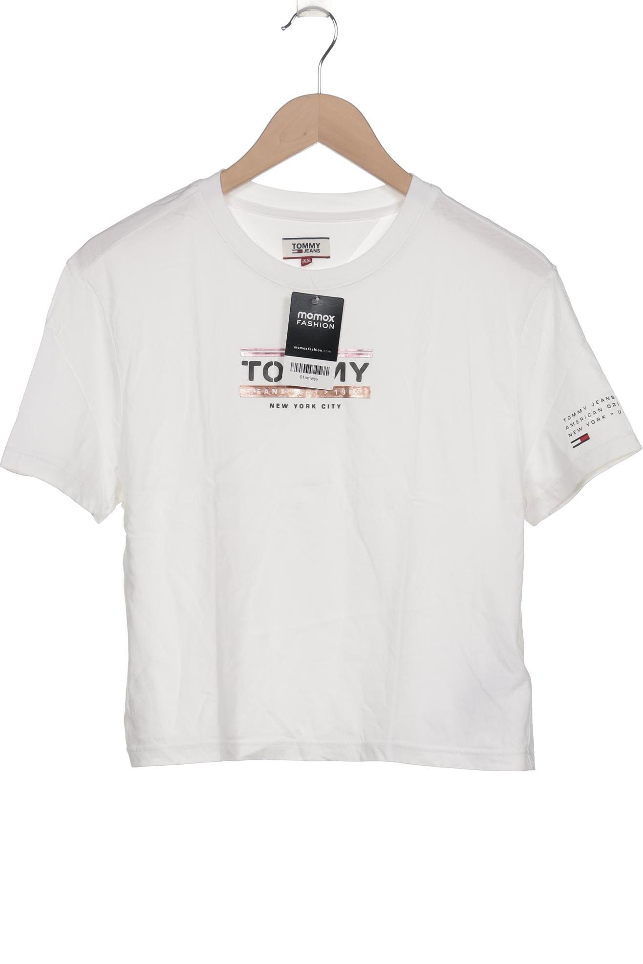 

Tommy Jeans Damen T-Shirt, weiß, Gr. 34