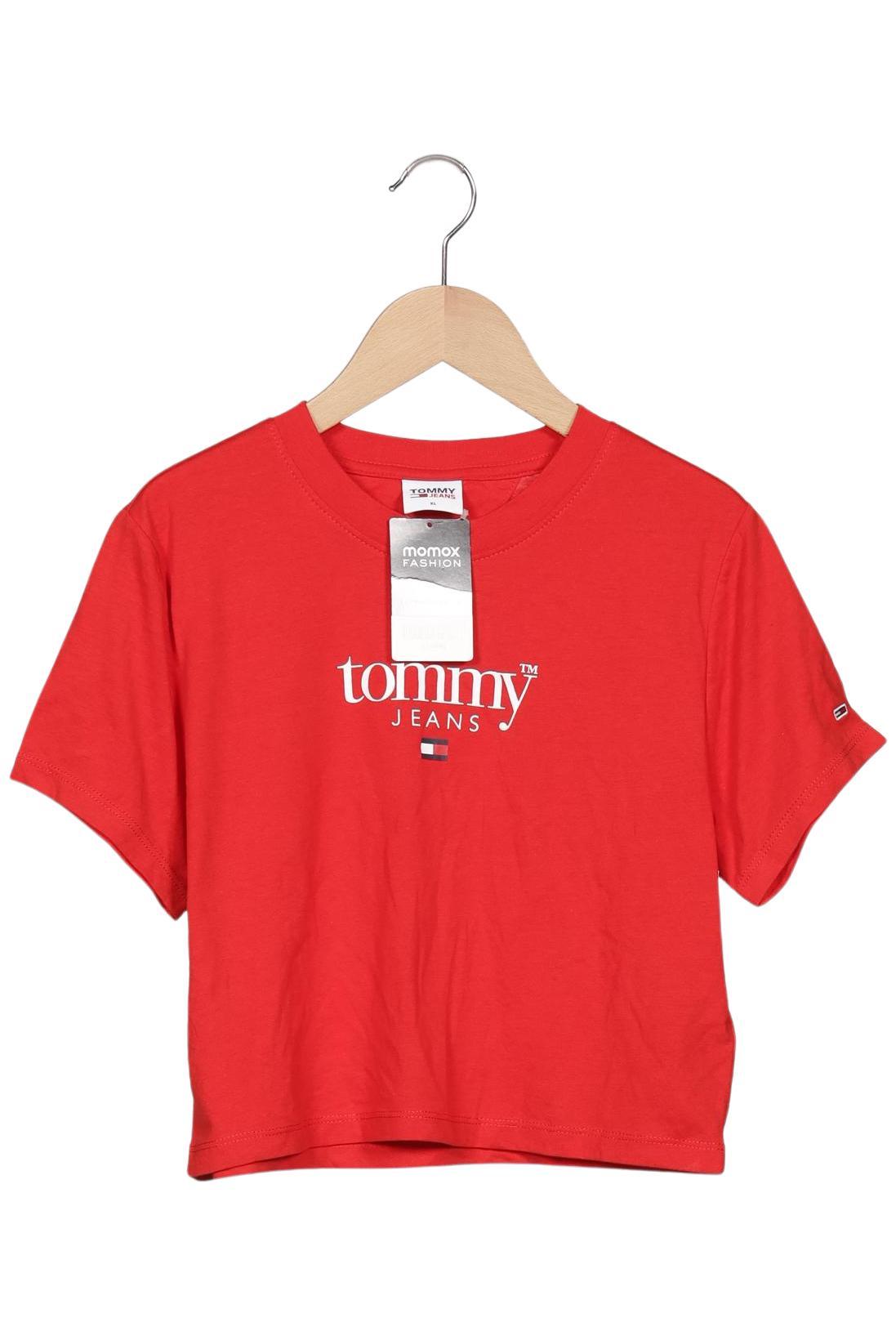 

Tommy Jeans Damen T-Shirt, rot, Gr. 44