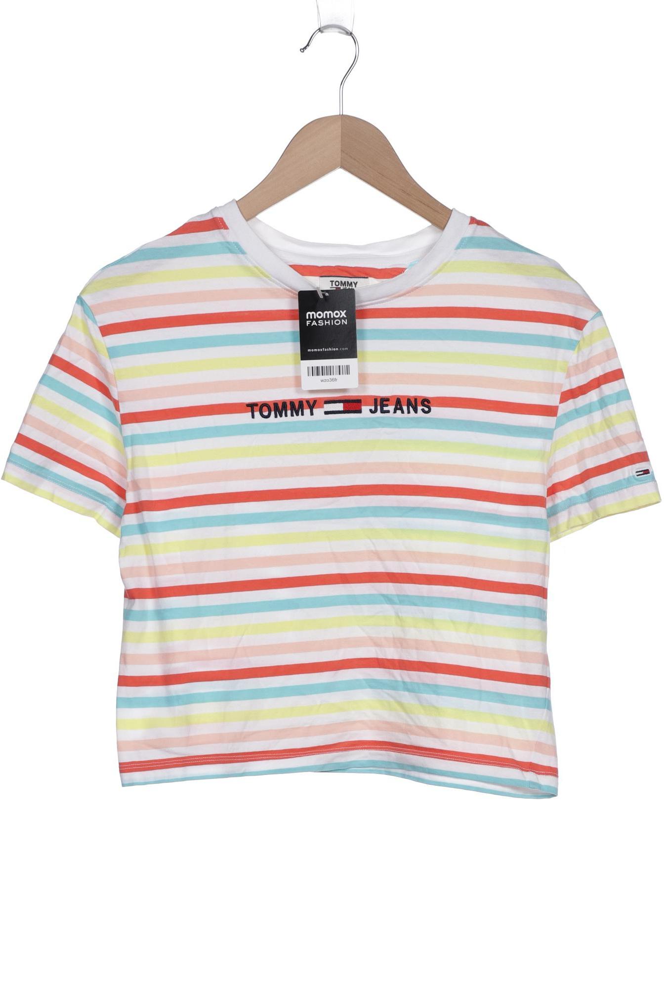 

Tommy Jeans Damen T-Shirt, mehrfarbig, Gr. 34